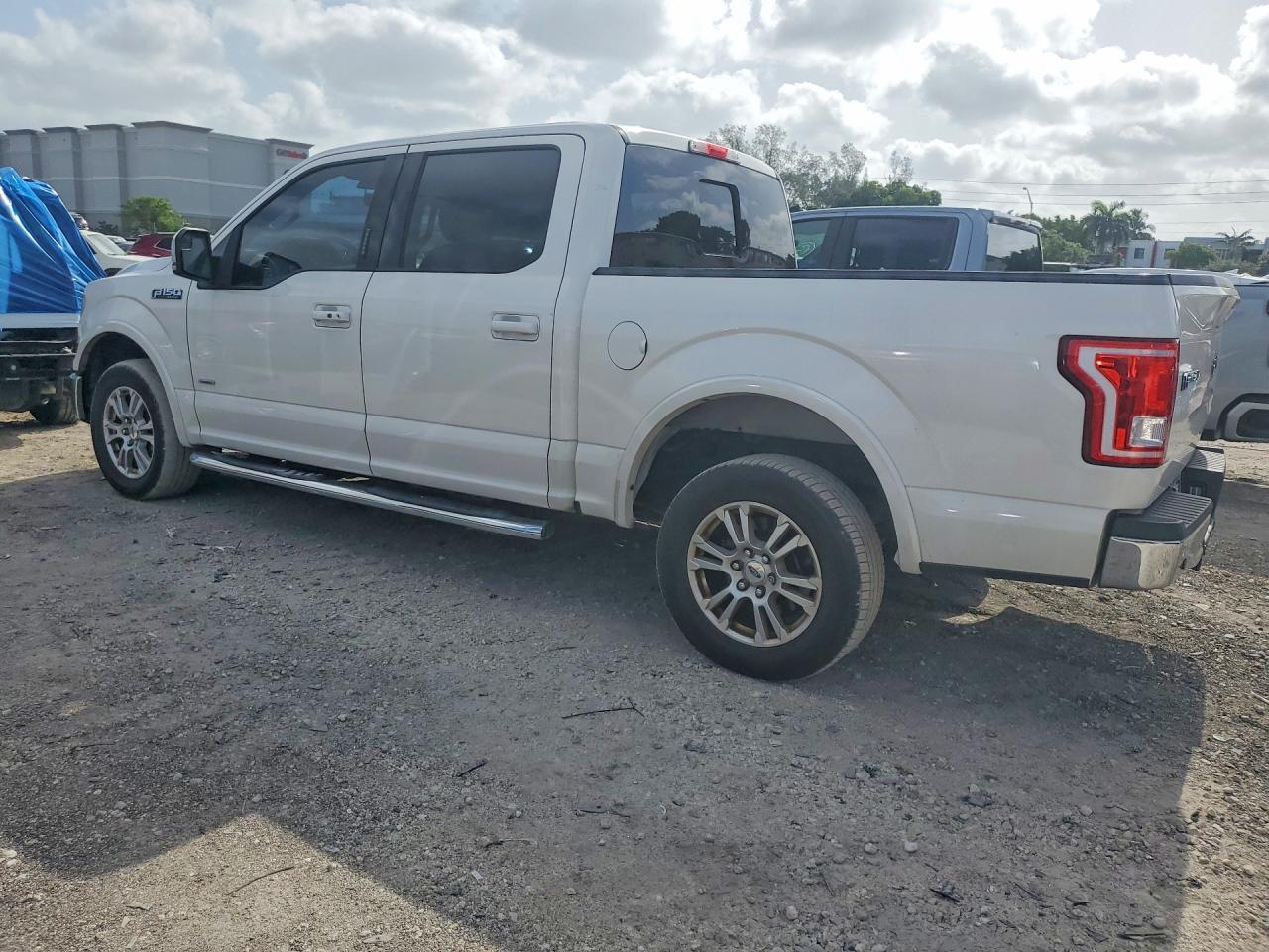 2015 Ford F150 Supercrew White vin: 1FTEW1CG1FFB05039