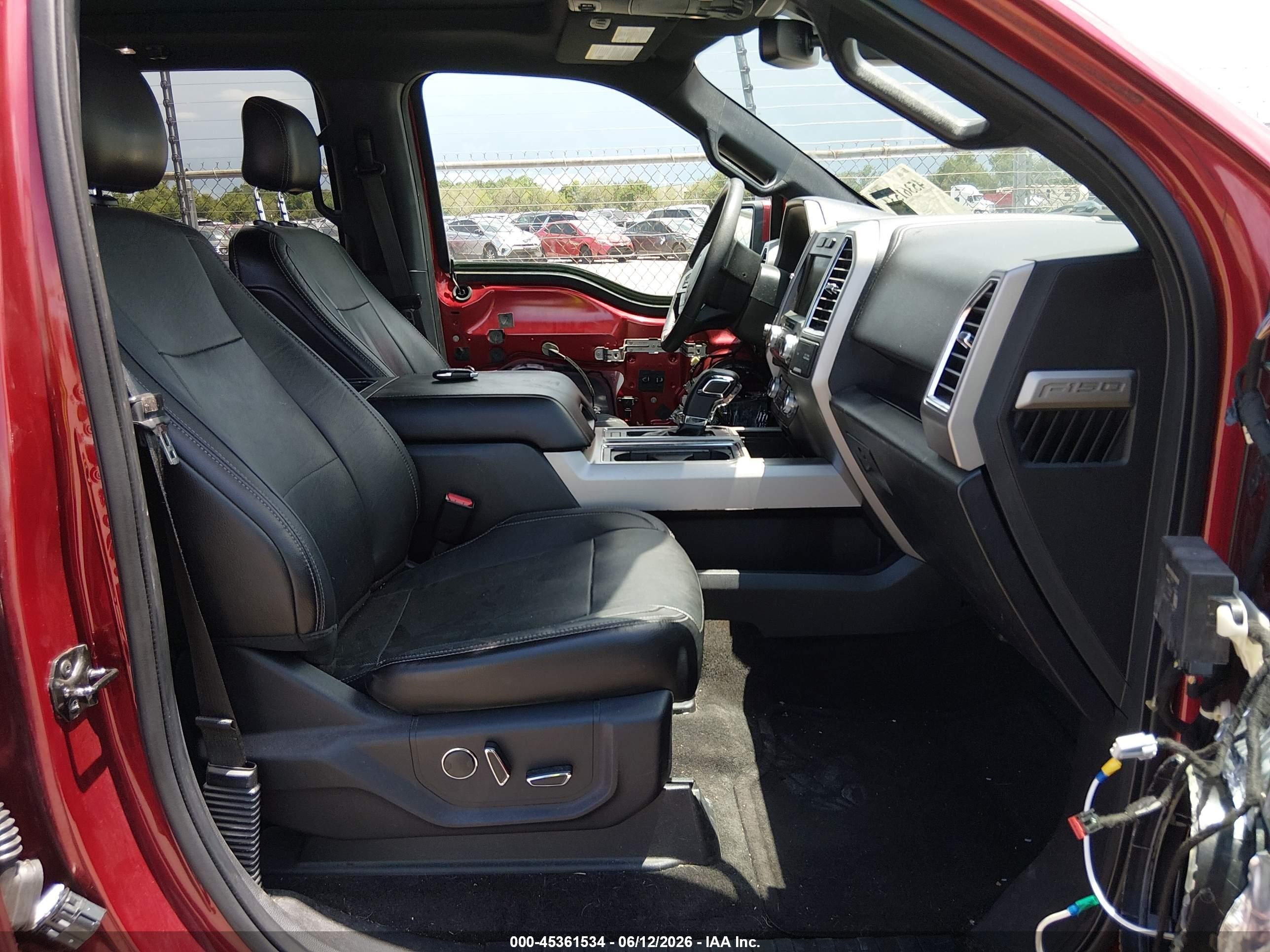 2015 Ford F-150 Lariat Red vin: 1FTEW1CG1FKD01182