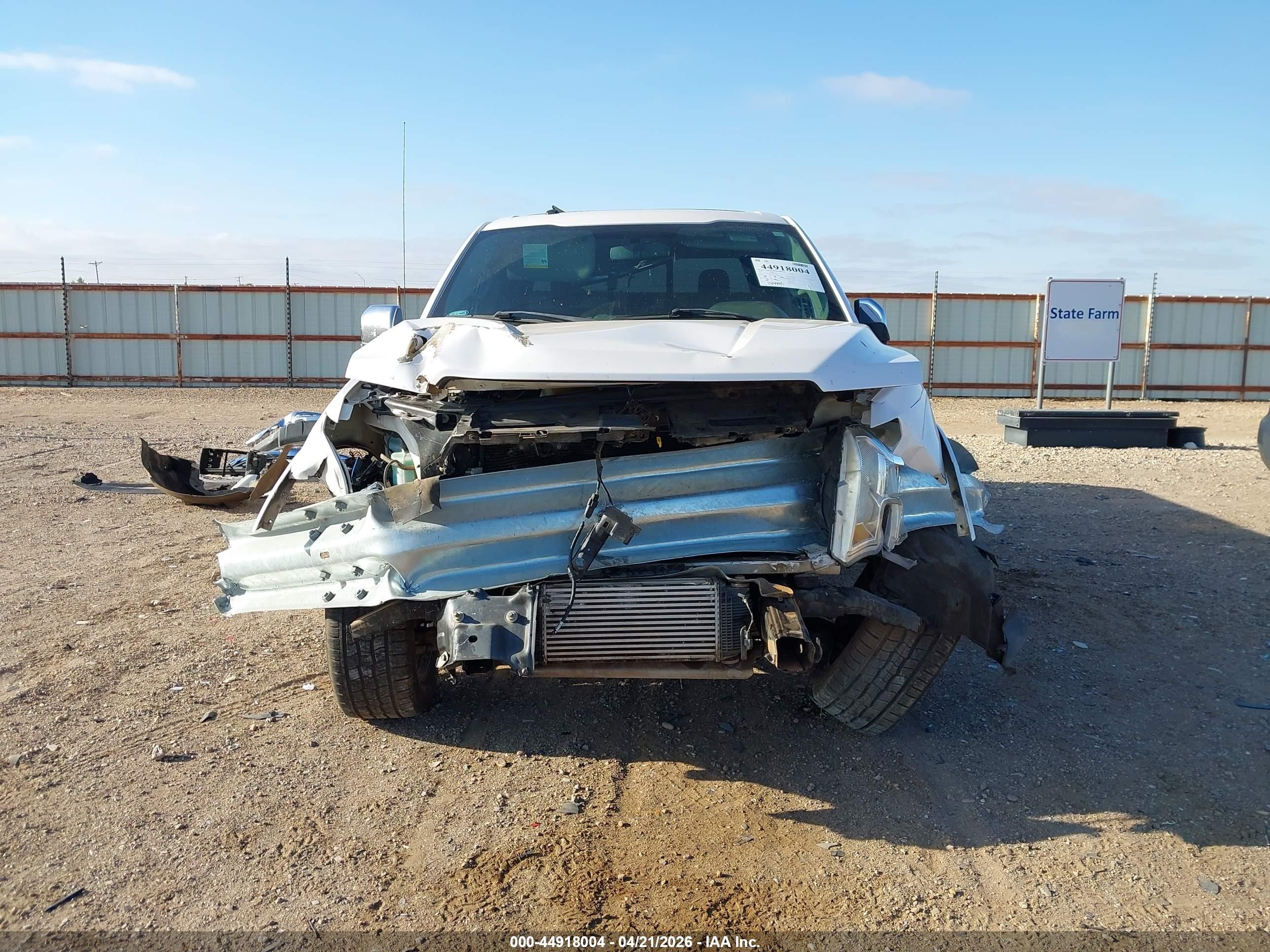 2015 Ford F-150 Lariat White vin: 1FTEW1CG1FKE03386