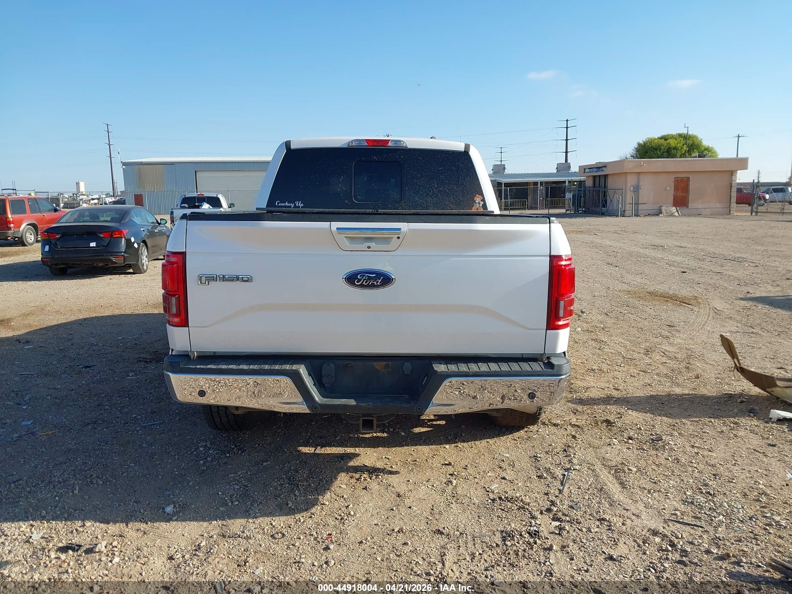2015 Ford F-150 Lariat White vin: 1FTEW1CG1FKE03386