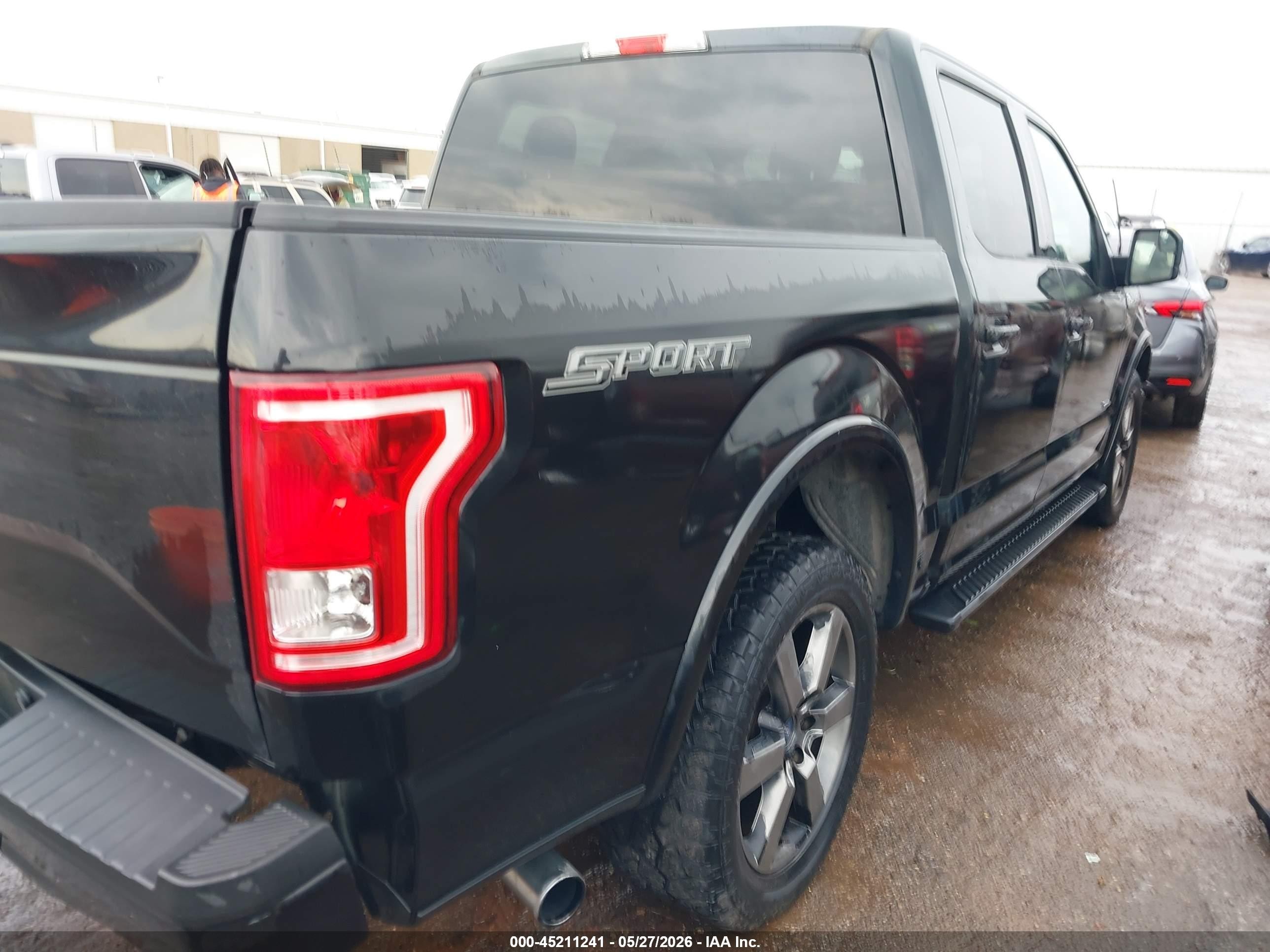 2015 Ford F-150 Xlt Черный vin: 1FTEW1CG1FKE29101