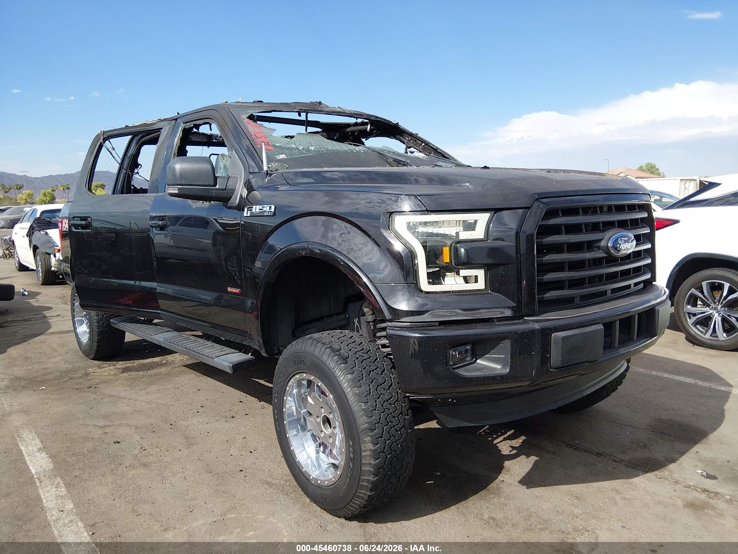 2015 Ford F-150 King Ranch/lariat/platinum/xl/xlt Black vin: 1FTEW1CG1FKE76791