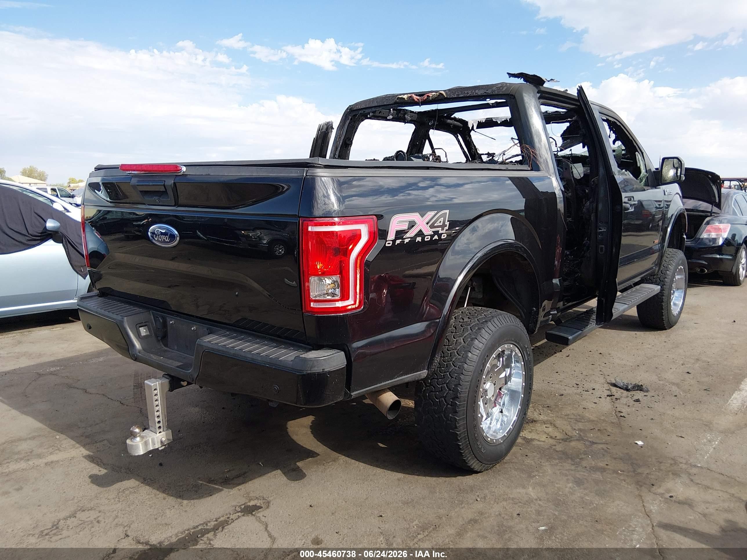 2015 Ford F-150 King Ranch/lariat/platinum/xl/xlt Black vin: 1FTEW1CG1FKE76791