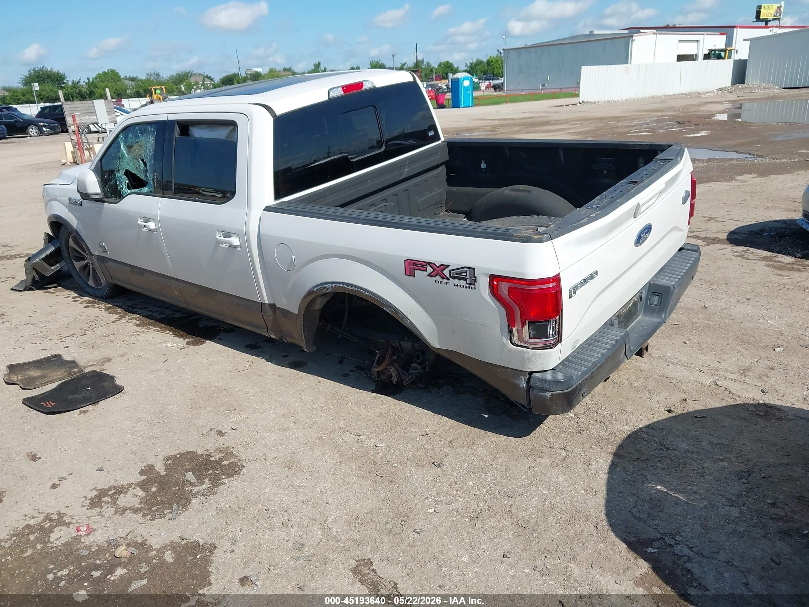 2015 Ford F-150 King Ranch White vin: 1FTEW1CG2FFD08151