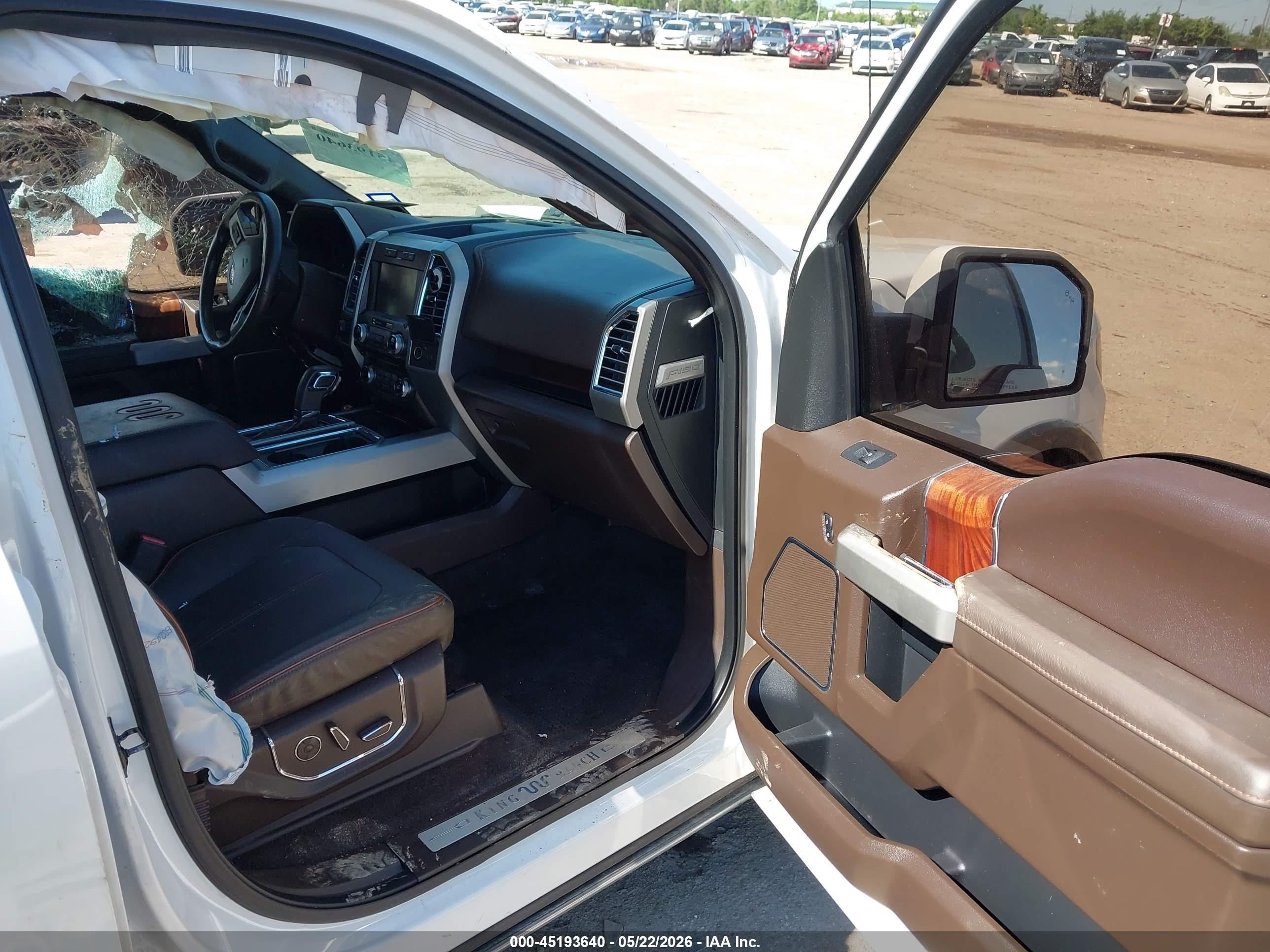 2015 Ford F-150 King Ranch White vin: 1FTEW1CG2FFD08151
