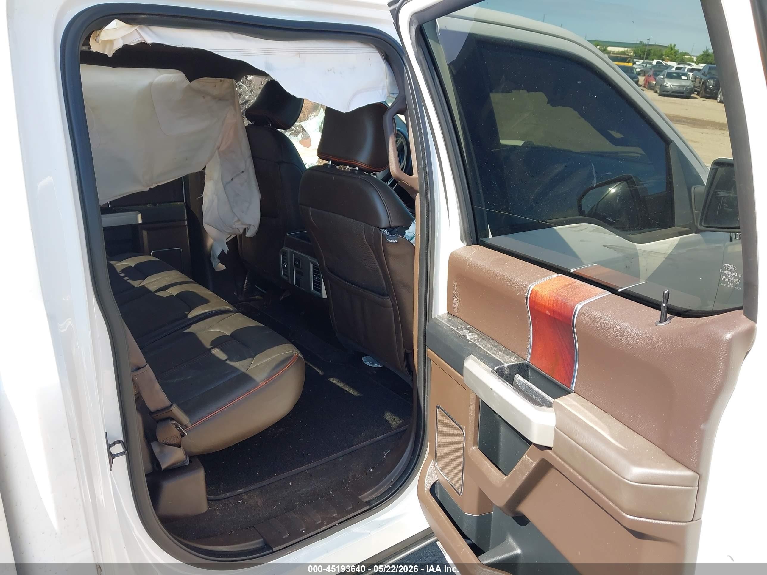 2015 Ford F-150 King Ranch White vin: 1FTEW1CG2FFD08151