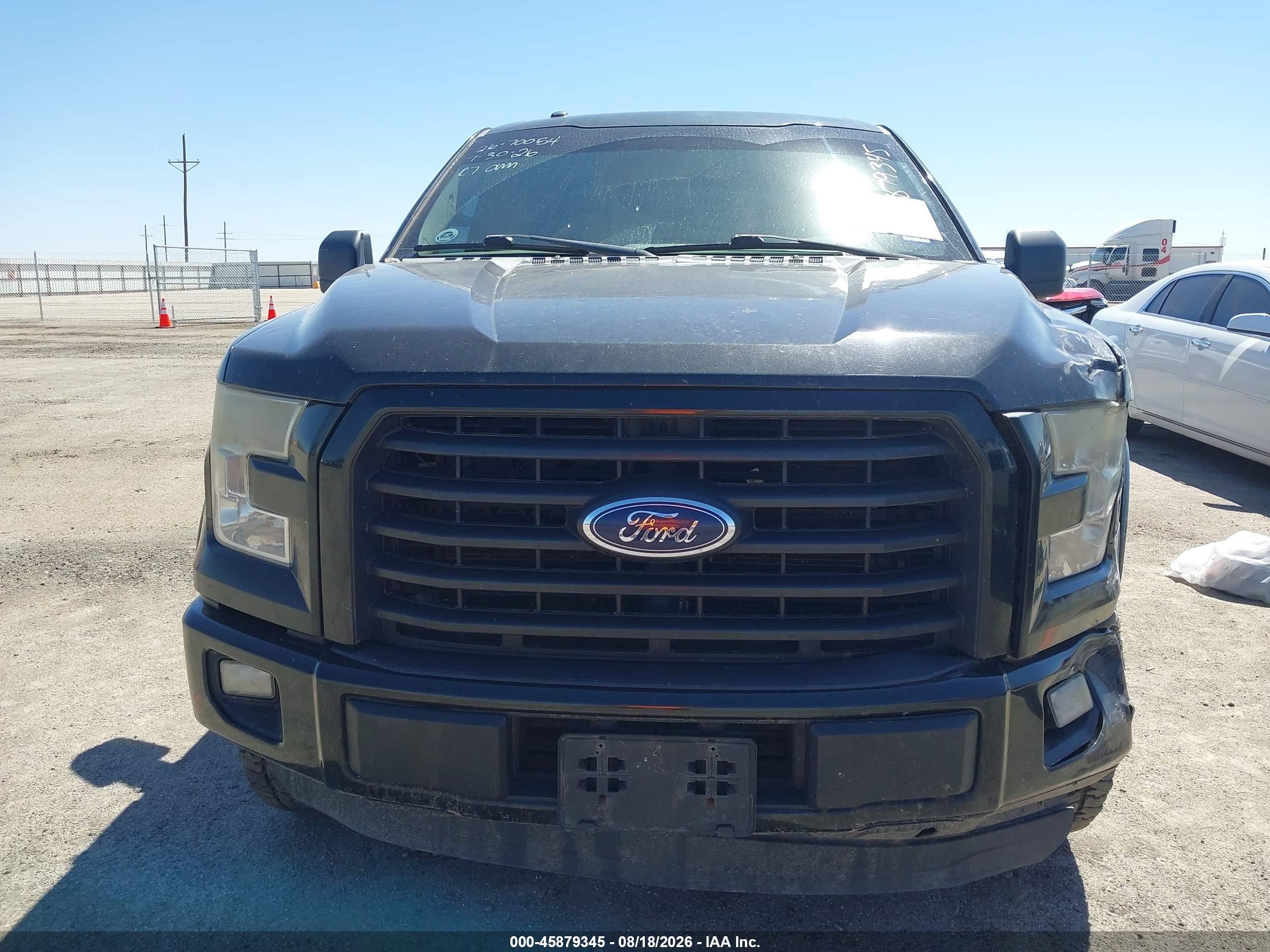 2015 Ford F150 Supercrew Black vin: 1FTEW1CG2FKD65537