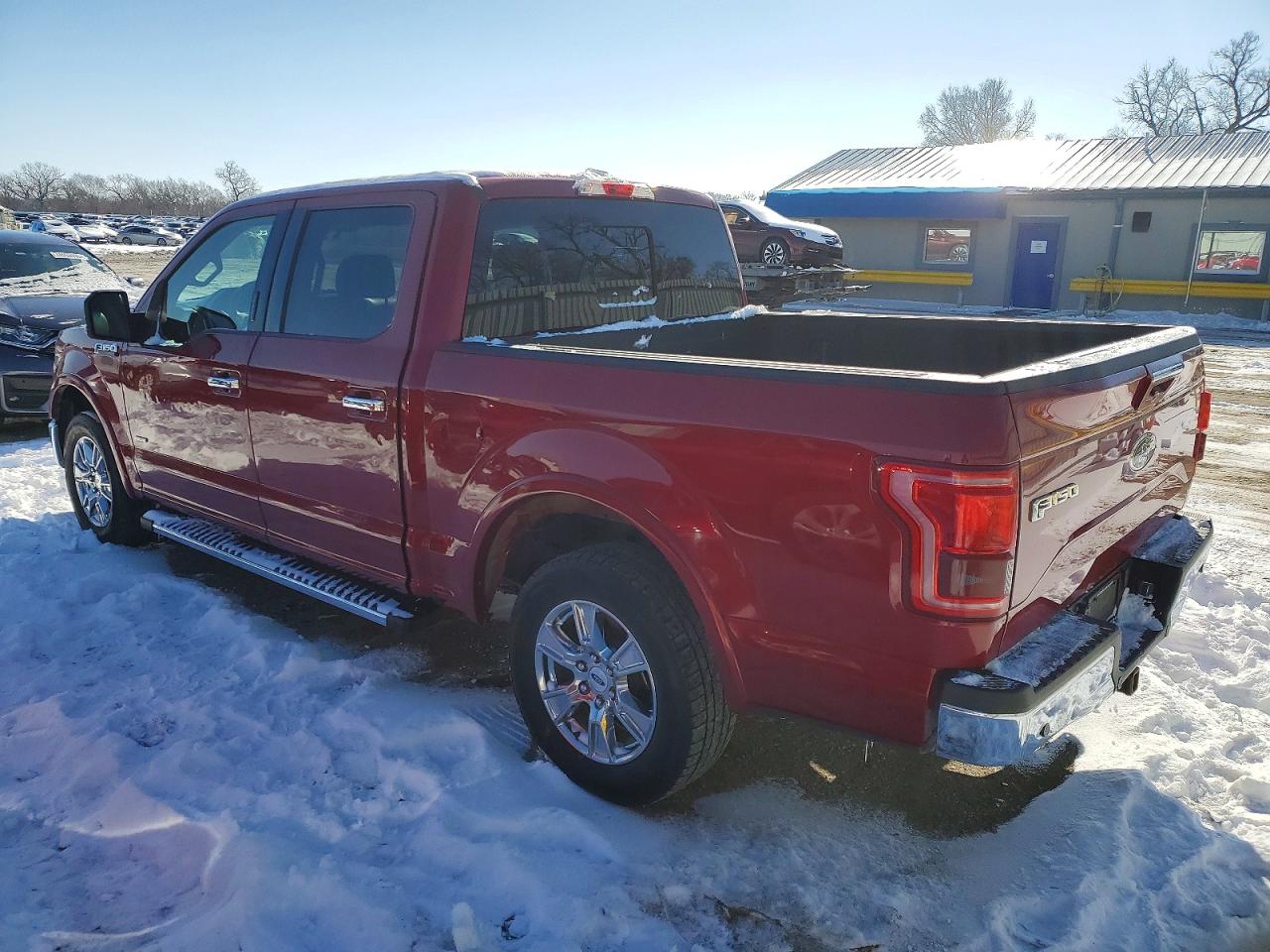 2015 Ford F150 Supercrew Red vin: 1FTEW1CG3FKE15877