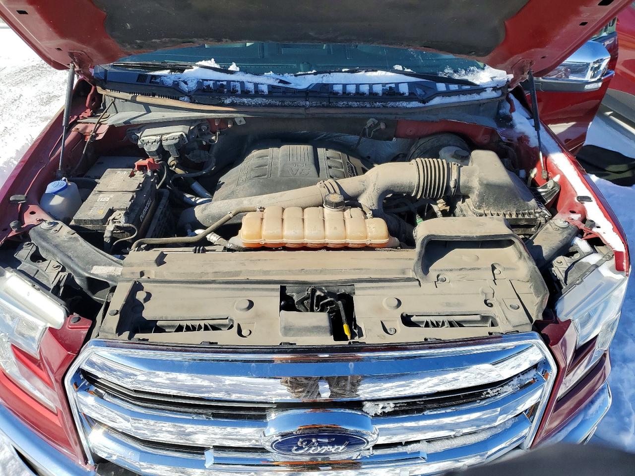 2015 Ford F150 Supercrew Red vin: 1FTEW1CG3FKE15877