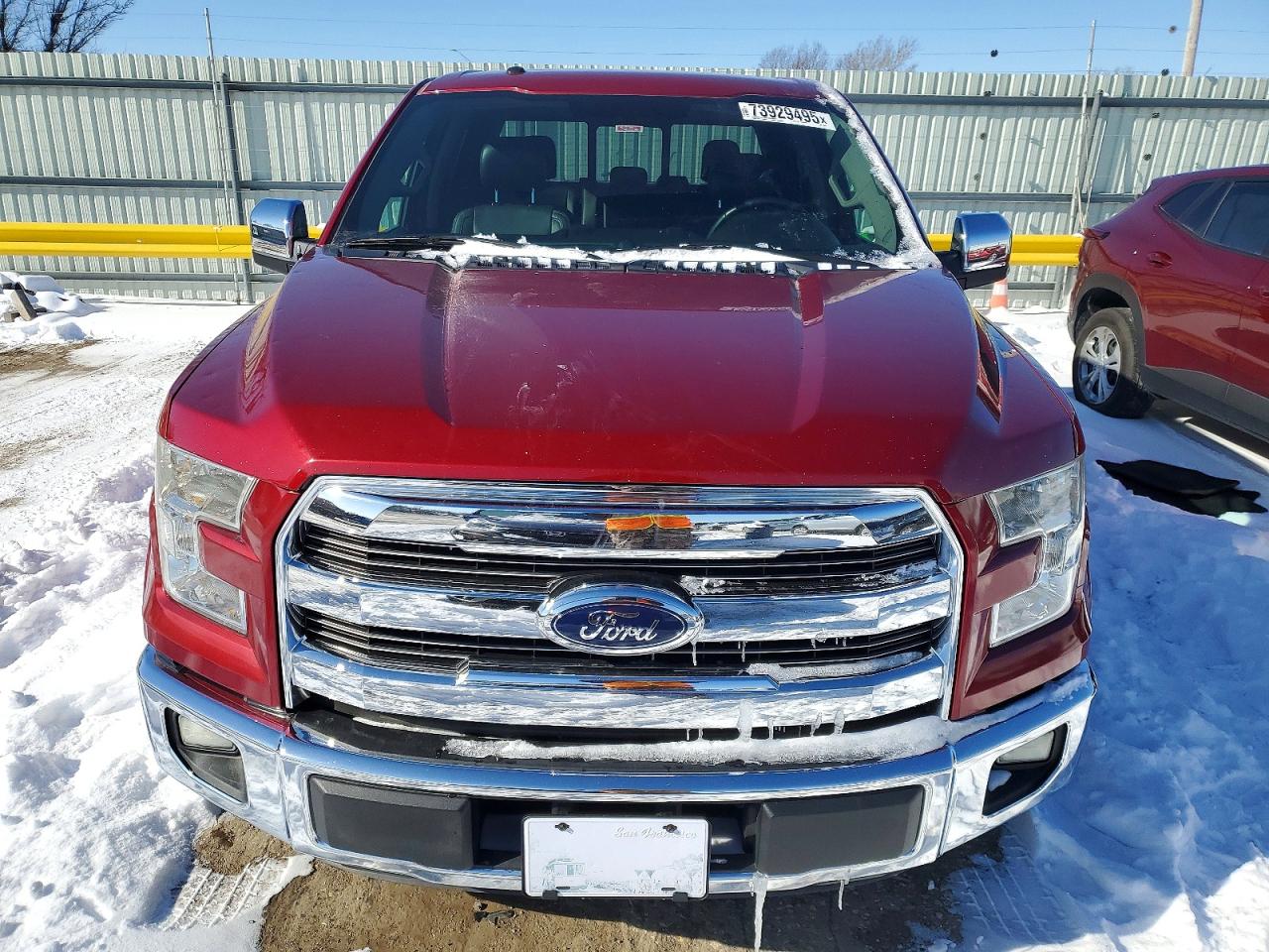 2015 Ford F150 Supercrew Red vin: 1FTEW1CG3FKE15877