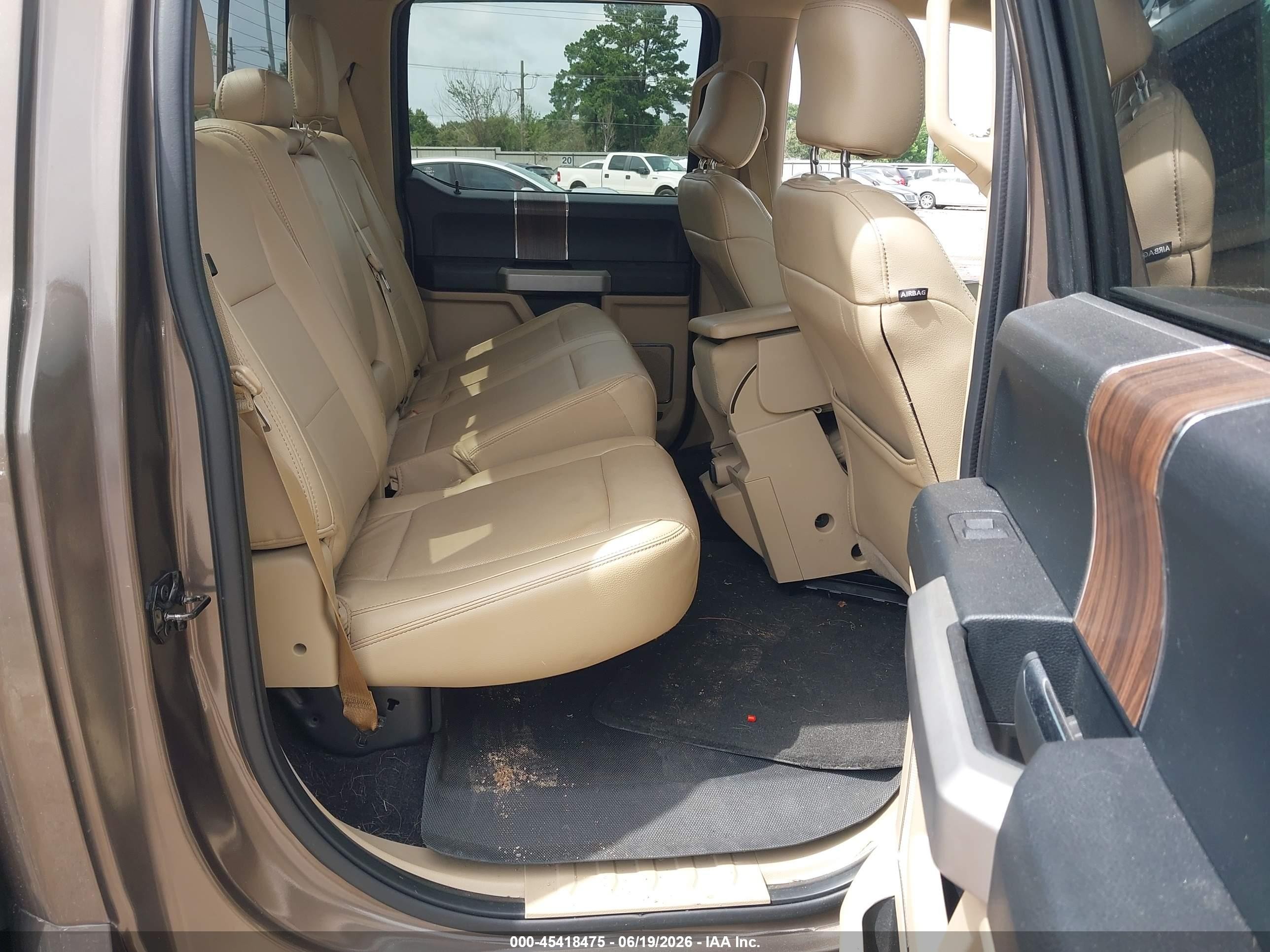 2015 Ford F-150 Lariat Brown vin: 1FTEW1CG3FKE37488