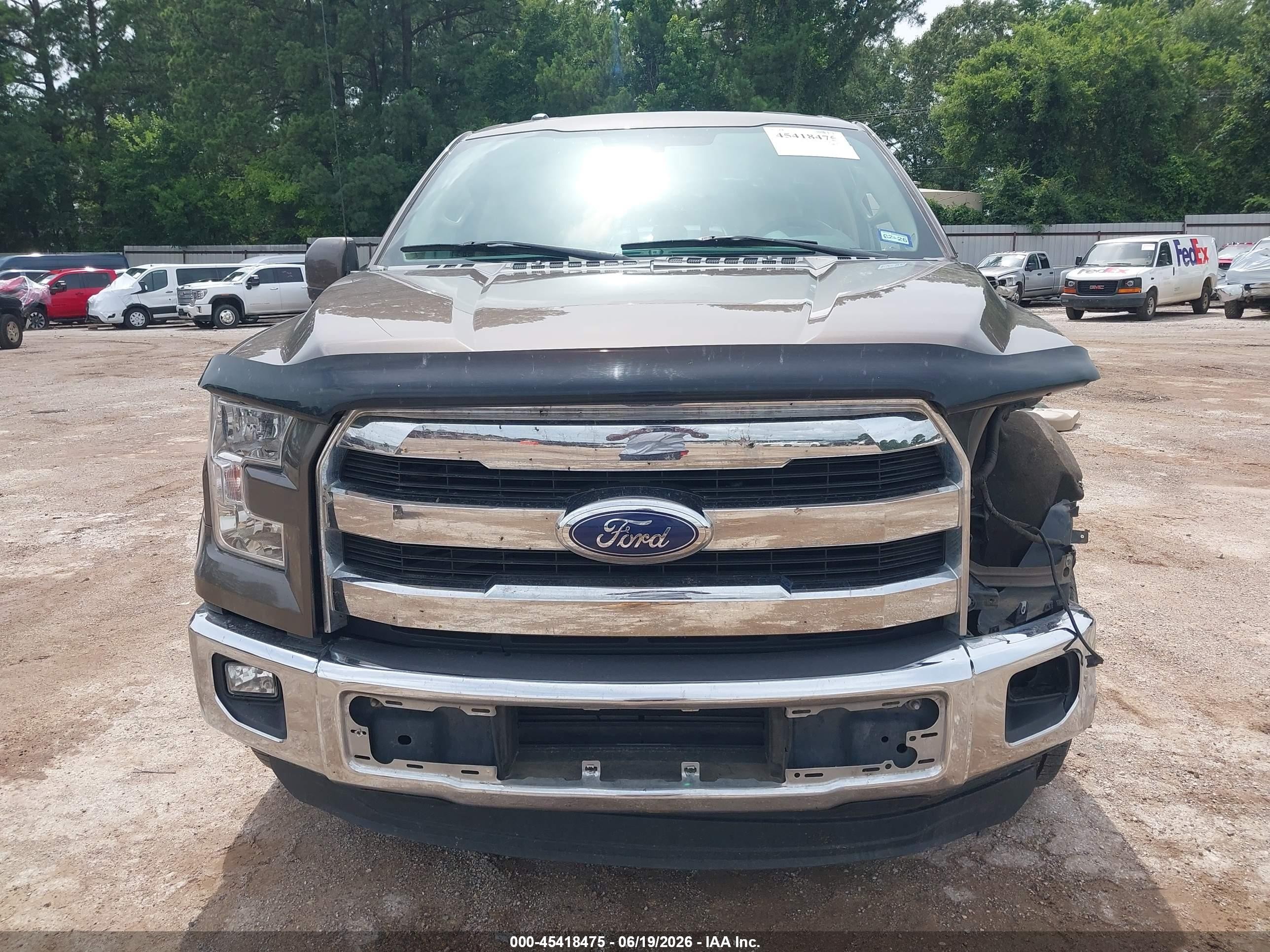 2015 Ford F-150 Lariat Brown vin: 1FTEW1CG3FKE37488