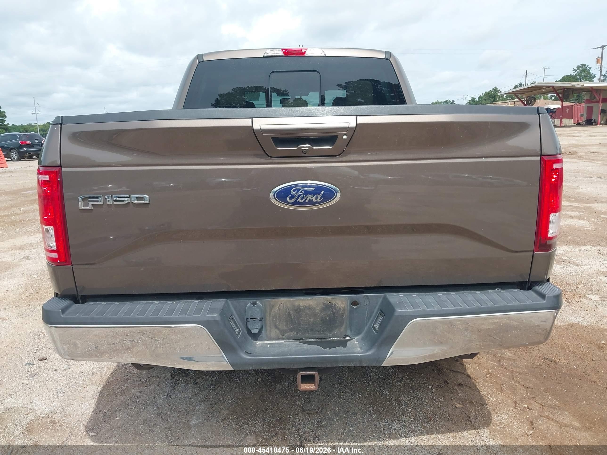 2015 Ford F-150 Lariat Brown vin: 1FTEW1CG3FKE37488