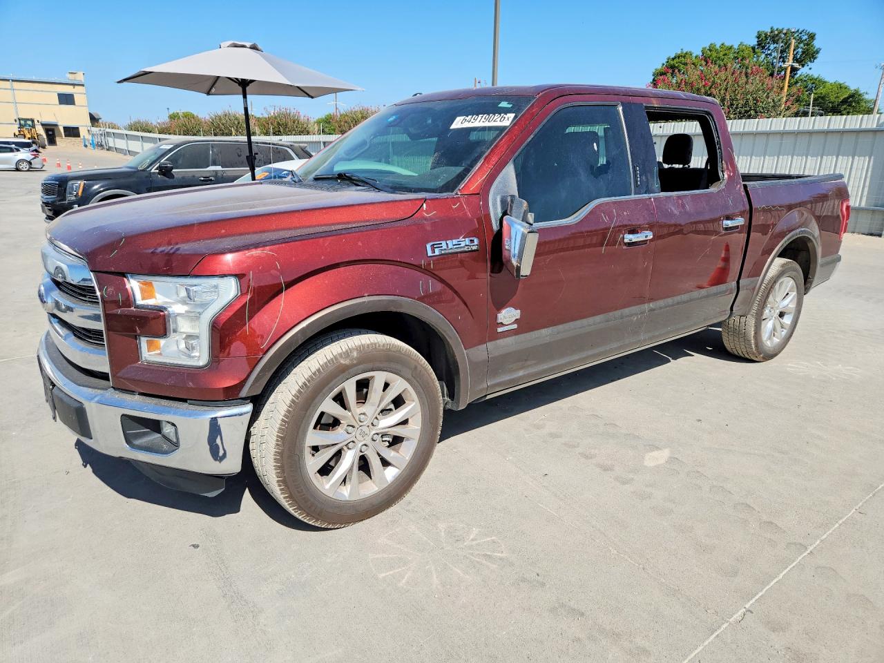 2015 Ford F150 Supercrew Brown vin: 1FTEW1CG4FFD07308