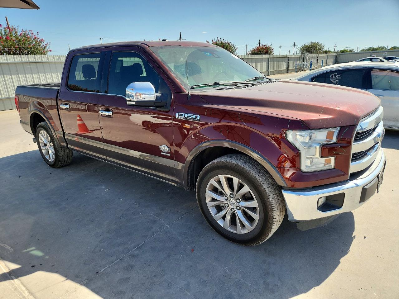 2015 Ford F150 Supercrew Brown vin: 1FTEW1CG4FFD07308