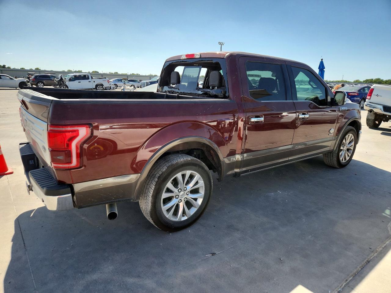 2015 Ford F150 Supercrew Brown vin: 1FTEW1CG4FFD07308