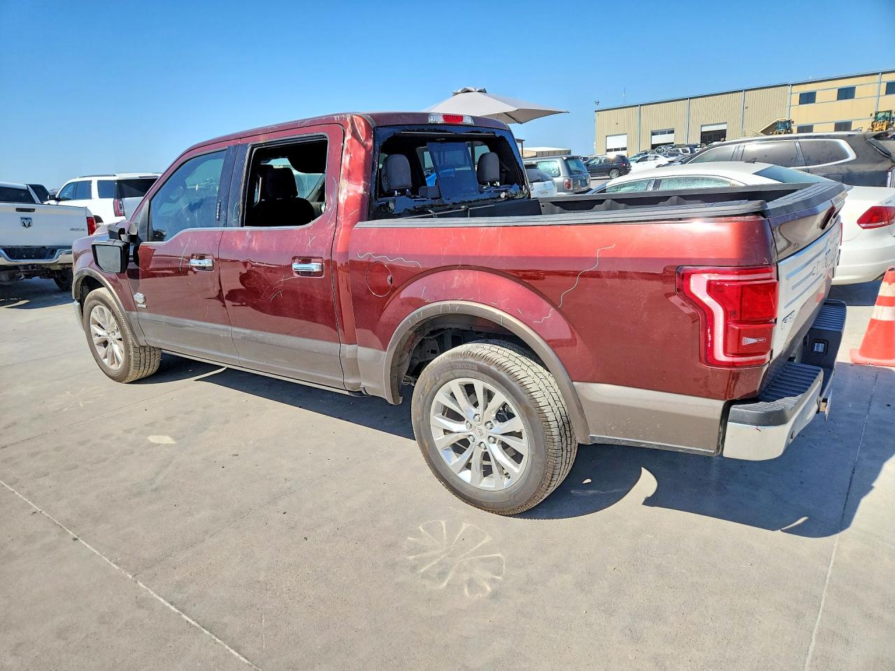 2015 Ford F150 Supercrew Brown vin: 1FTEW1CG4FFD07308