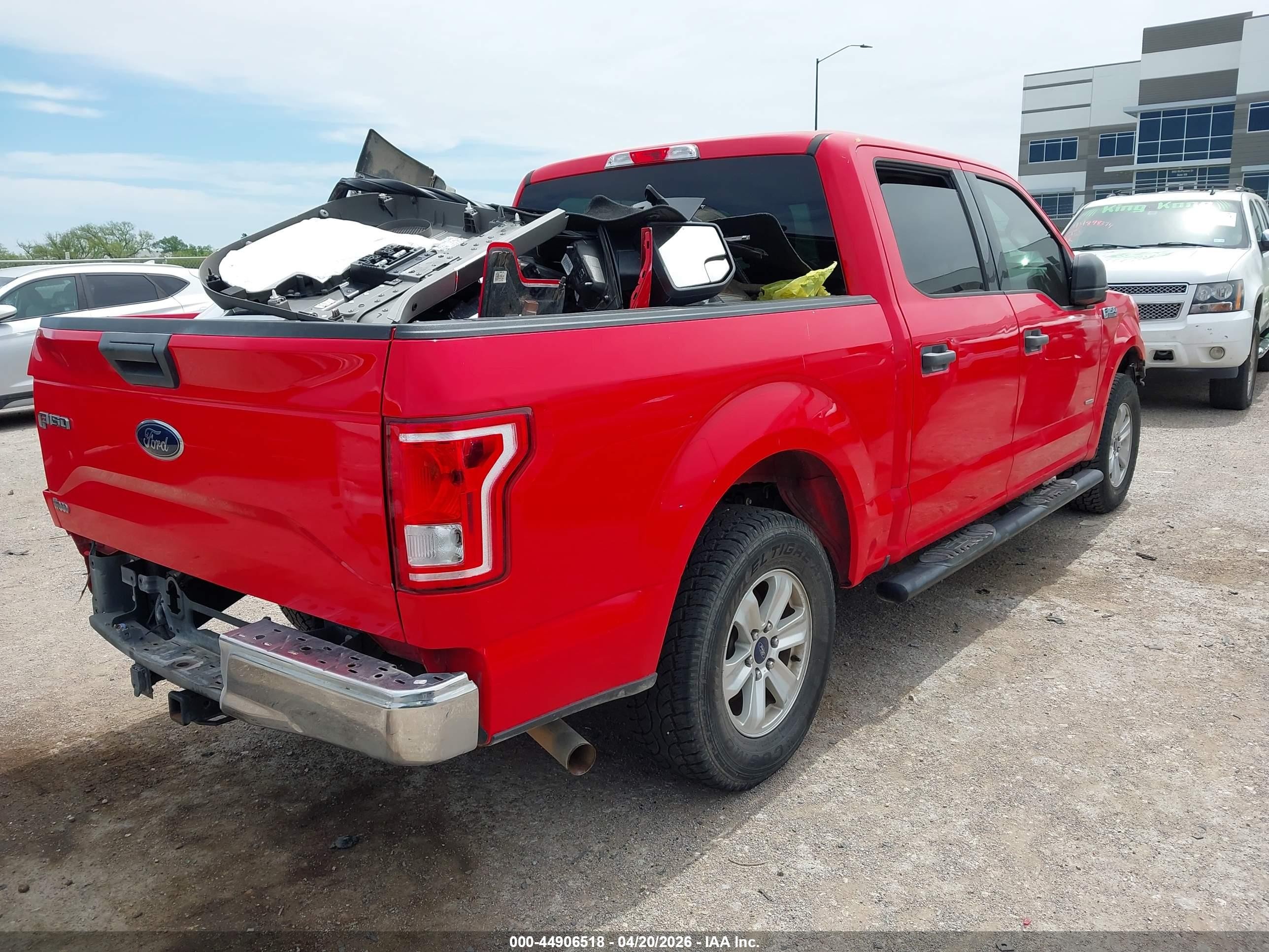 2017 Ford F-150 Xlt Red vin: 1FTEW1CG4HKC84915