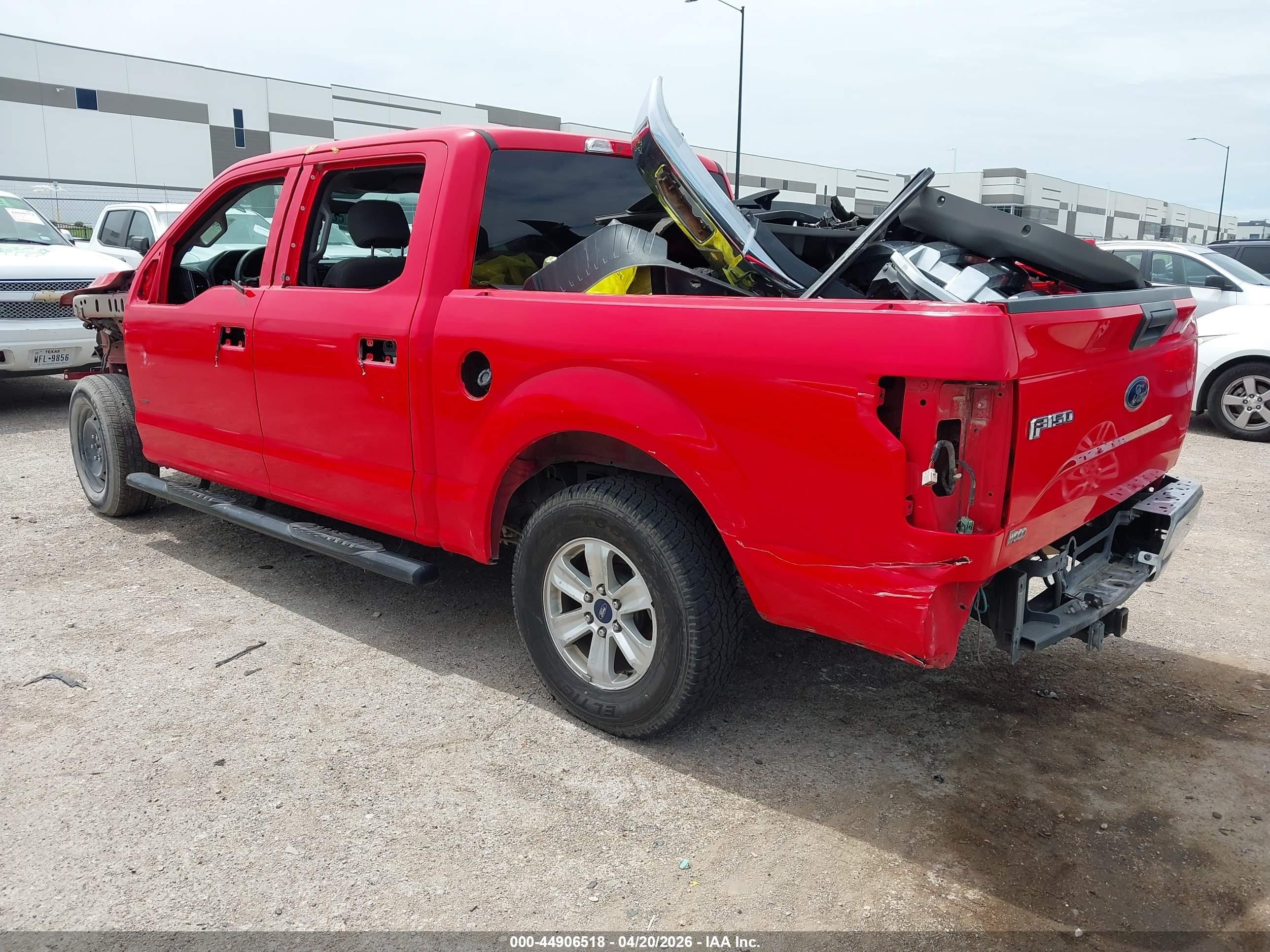 2017 Ford F-150 Xlt Red vin: 1FTEW1CG4HKC84915