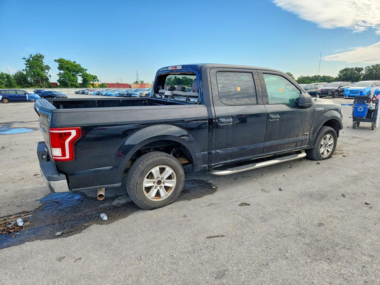 2017 Ford F150 Supercrew Black vin: 1FTEW1CG4HKD00594