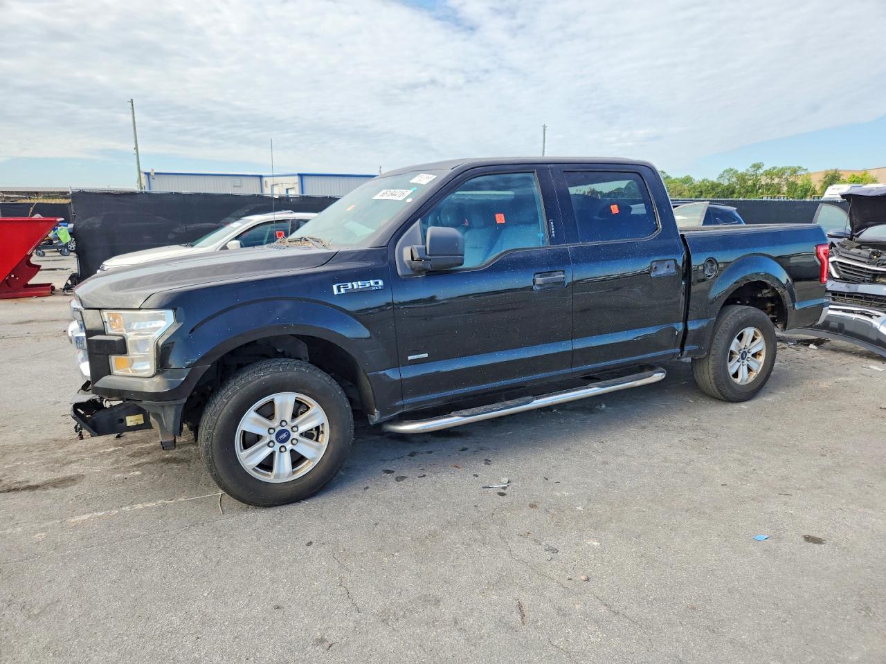 2017 Ford F150 Supercrew Black vin: 1FTEW1CG4HKD00594
