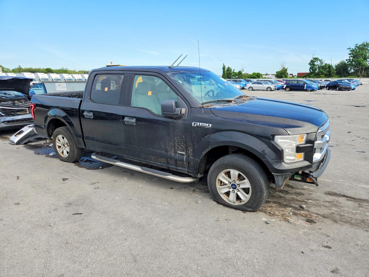 2017 Ford F150 Supercrew Black vin: 1FTEW1CG4HKD00594