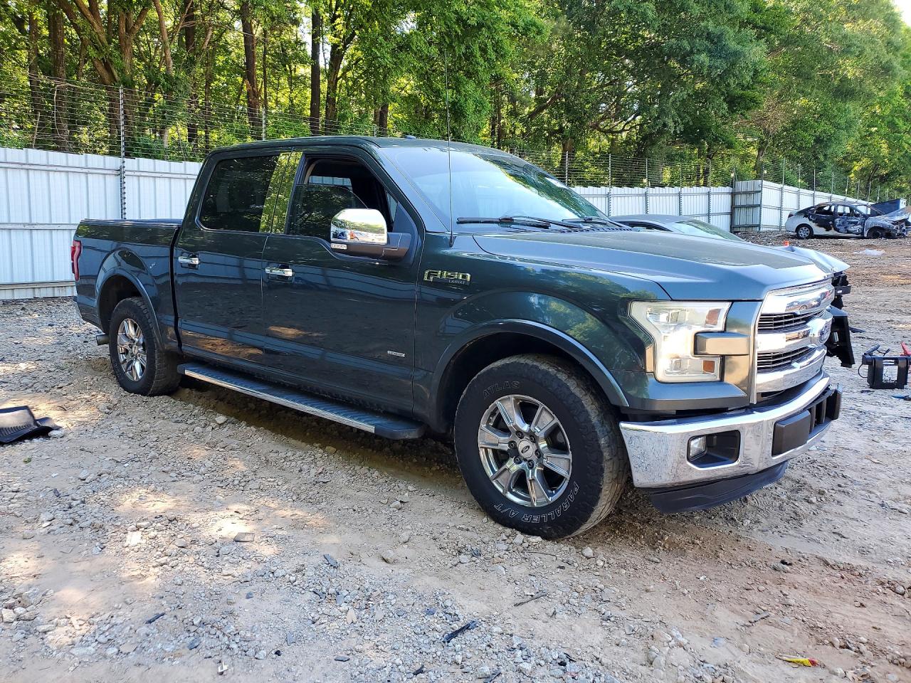 2015 Ford F150 Supercrew Gray vin: 1FTEW1CG5FFA01928