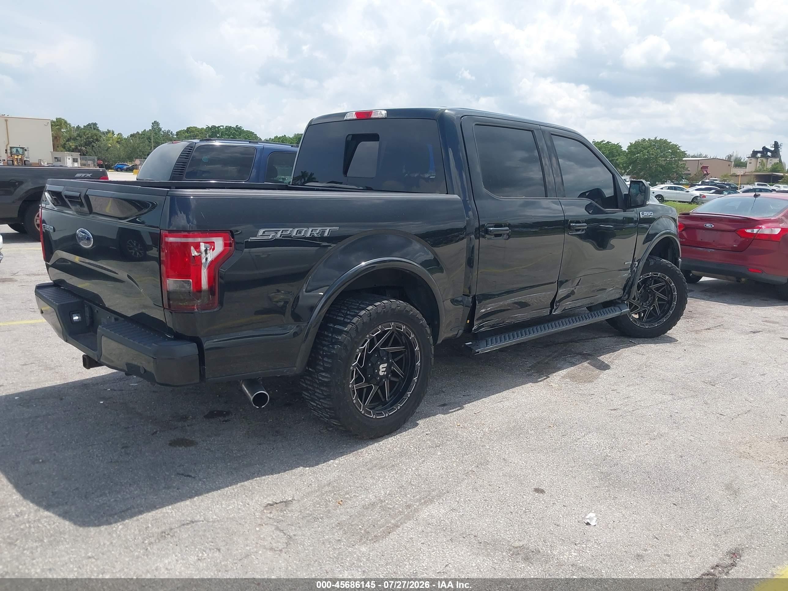 2015 Ford F-150 Xlt Black vin: 1FTEW1CG5FFC26916