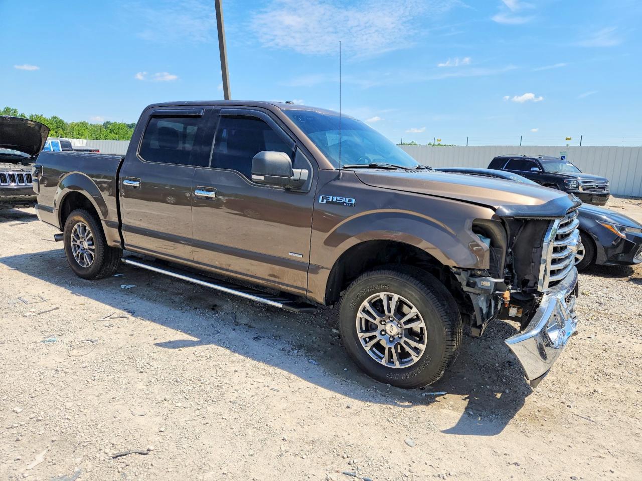 2015 Ford F150 Supercrew Коричневый vin: 1FTEW1CG5FKD86754