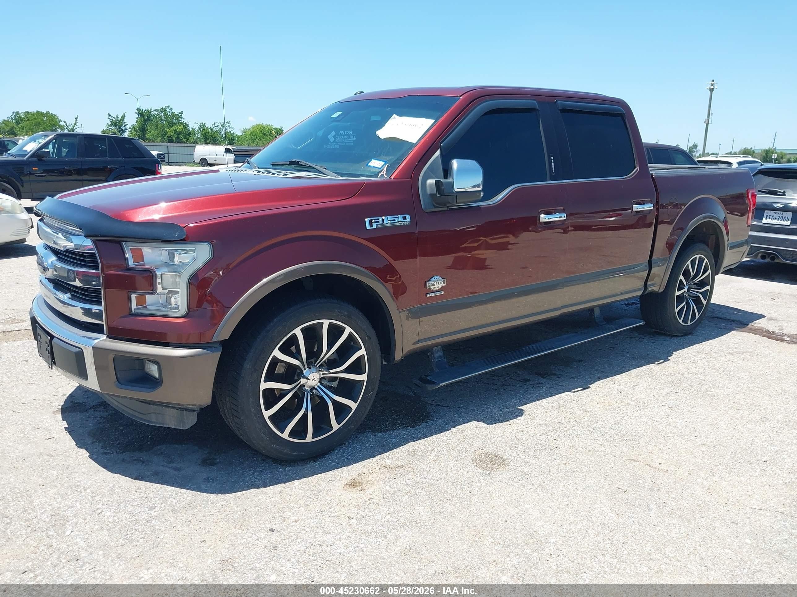 2016 Ford F-150 King Ranch Orange vin: 1FTEW1CG5GFB11024