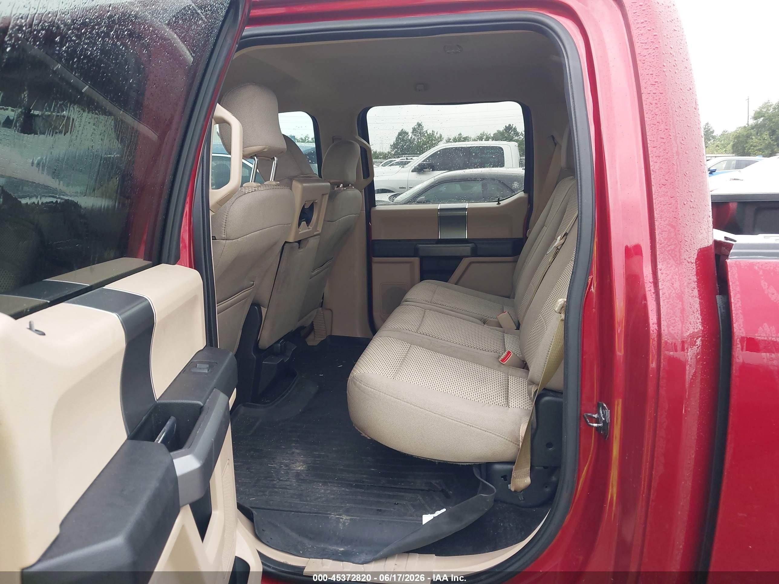 2015 Ford F-150 Xlt Red vin: 1FTEW1CG6FKE38165