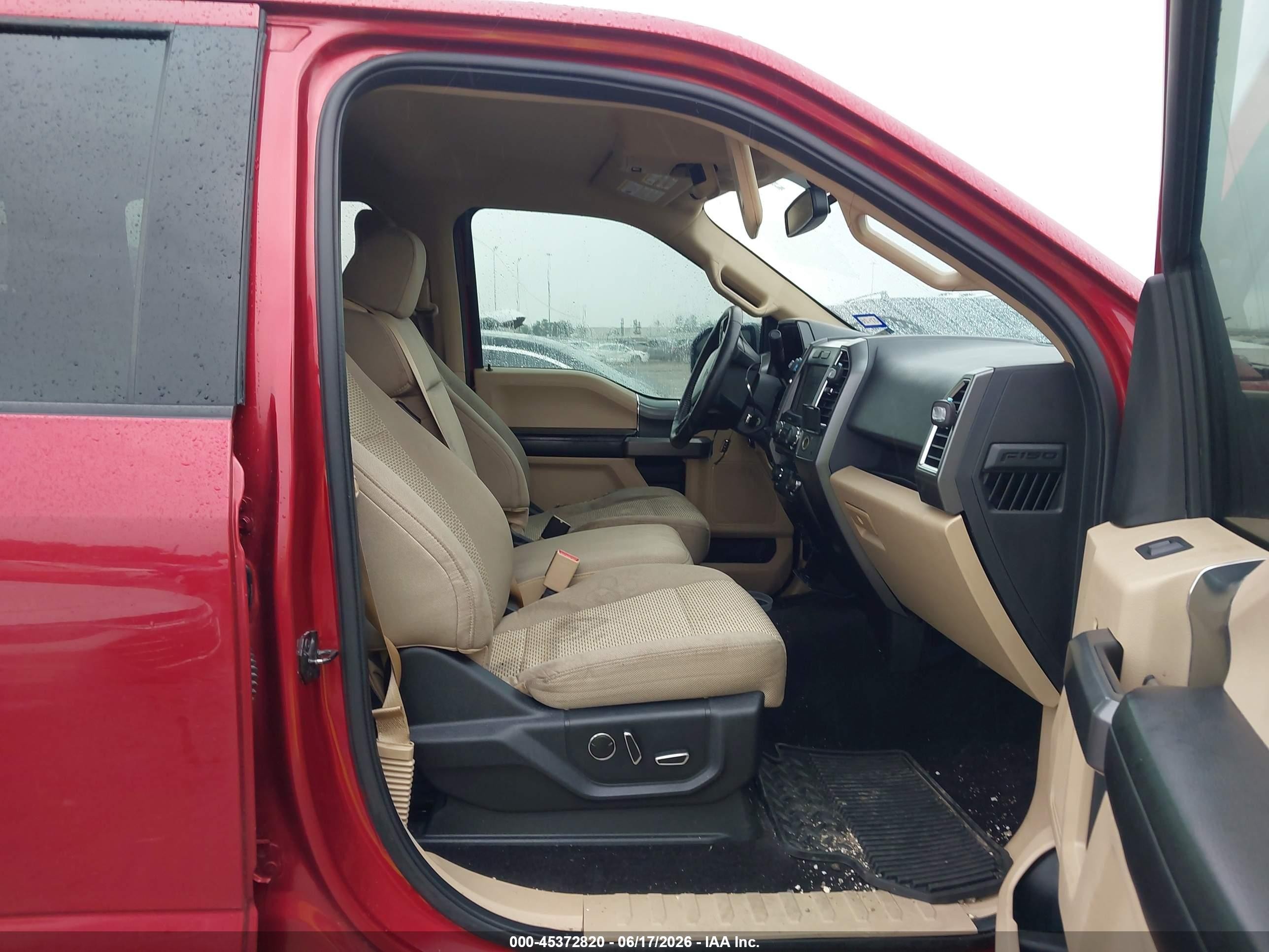 2015 Ford F-150 Xlt Red vin: 1FTEW1CG6FKE38165