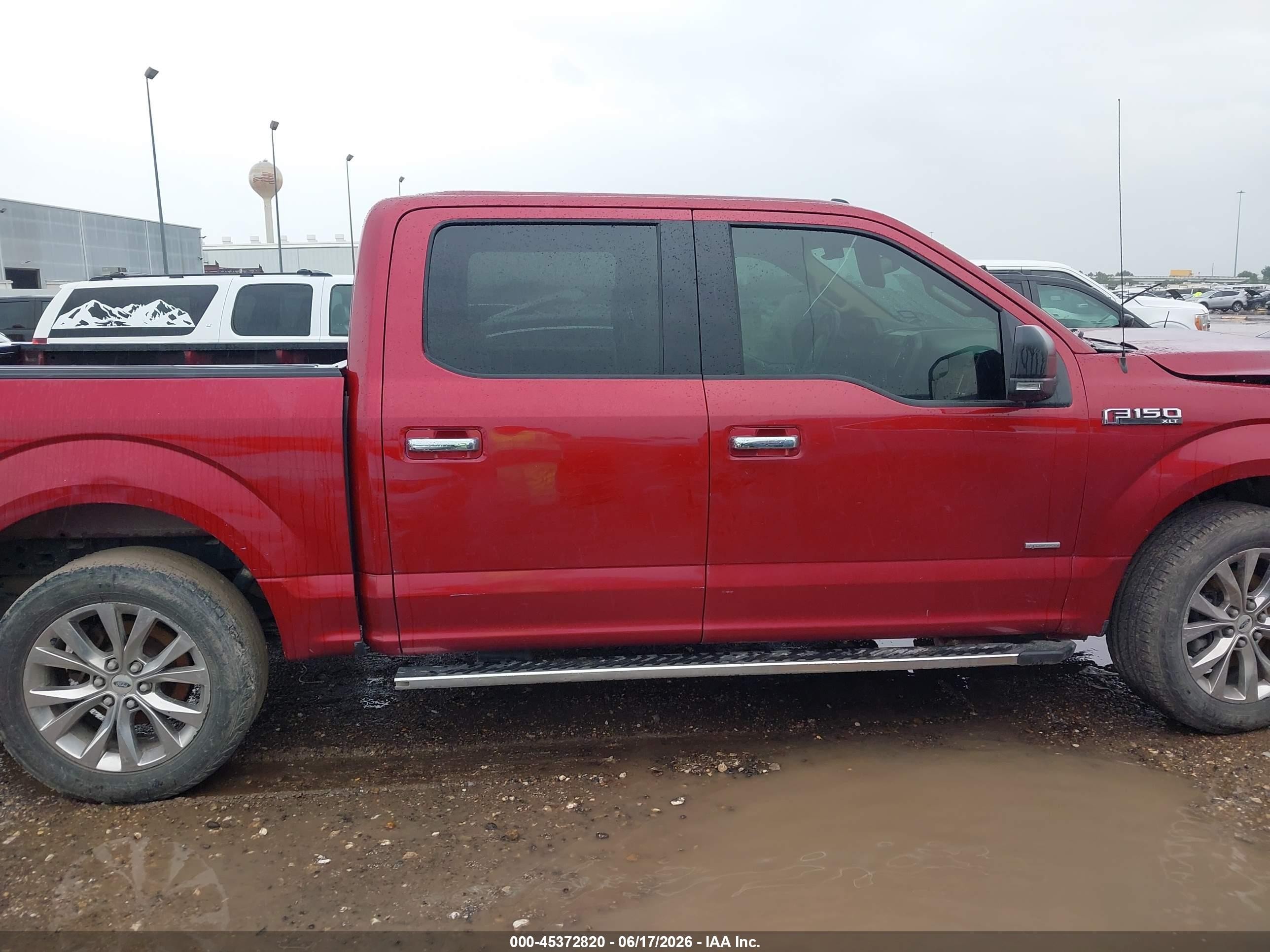 2015 Ford F-150 Xlt Red vin: 1FTEW1CG6FKE38165