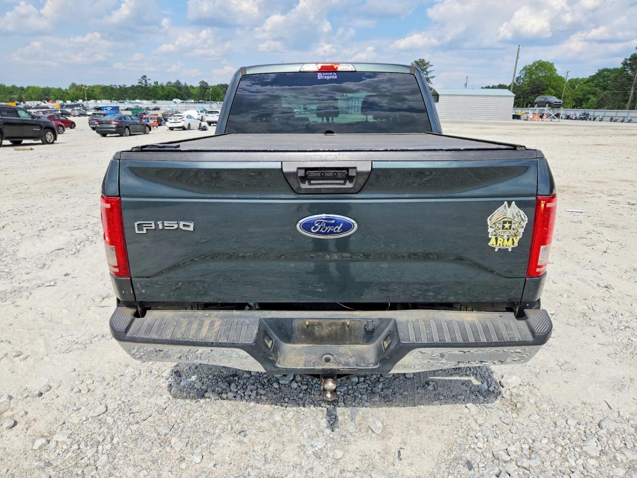 2015 Ford F150 Supercrew Green vin: 1FTEW1CG7FFA25759