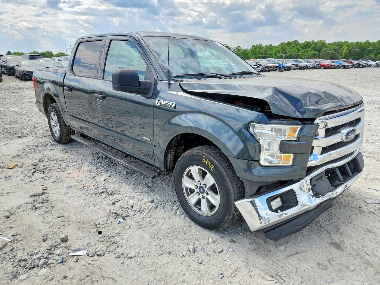 2015 Ford F150 Supercrew Green vin: 1FTEW1CG7FFA25759