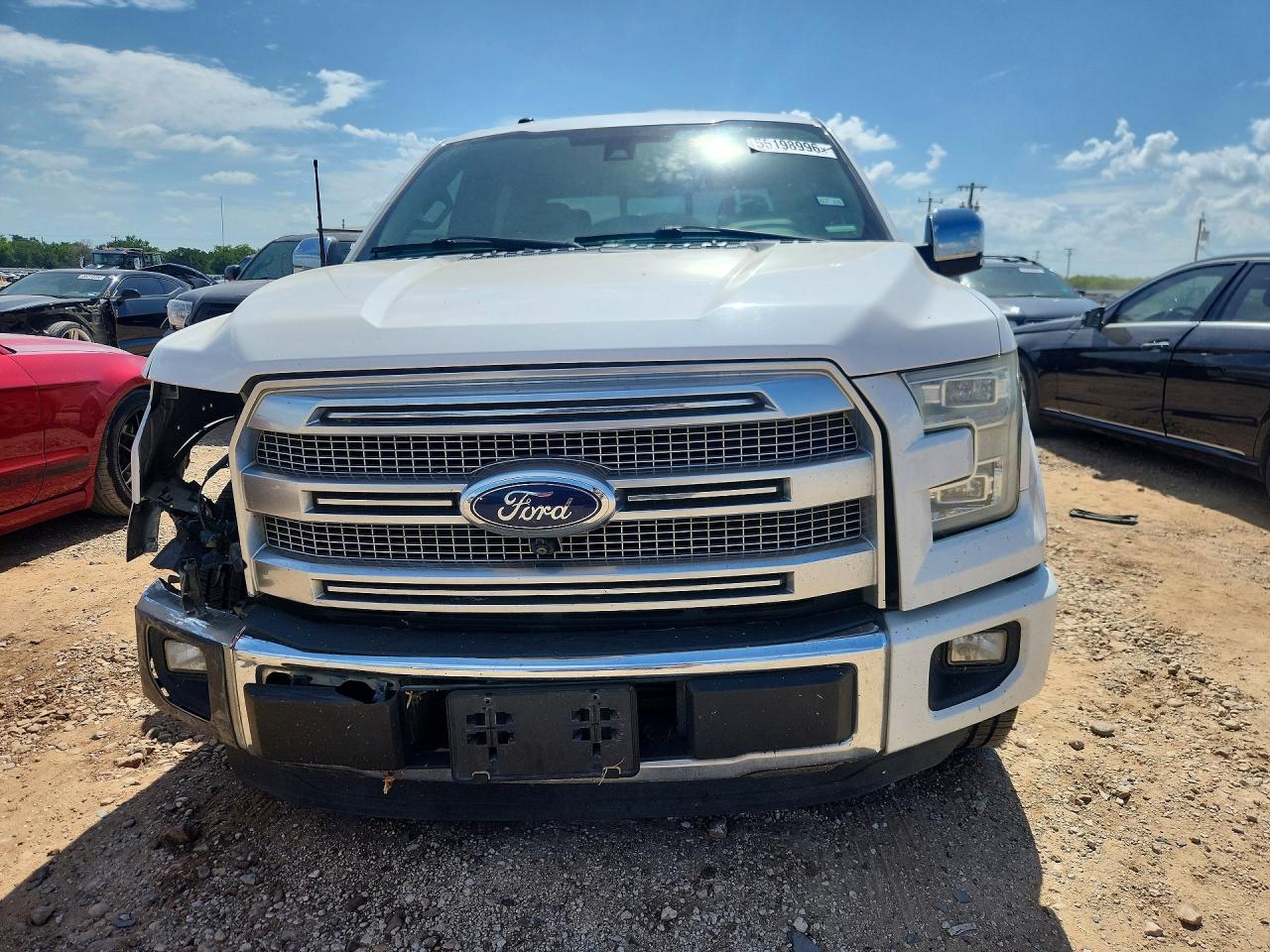 2015 Ford F150 Supercrew White vin: 1FTEW1CG7FFC06733