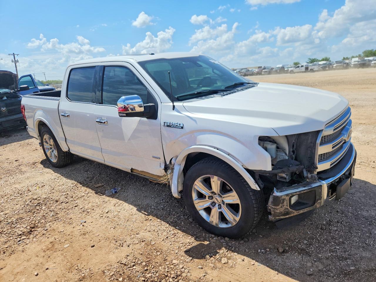 2015 Ford F150 Supercrew White vin: 1FTEW1CG7FFC06733