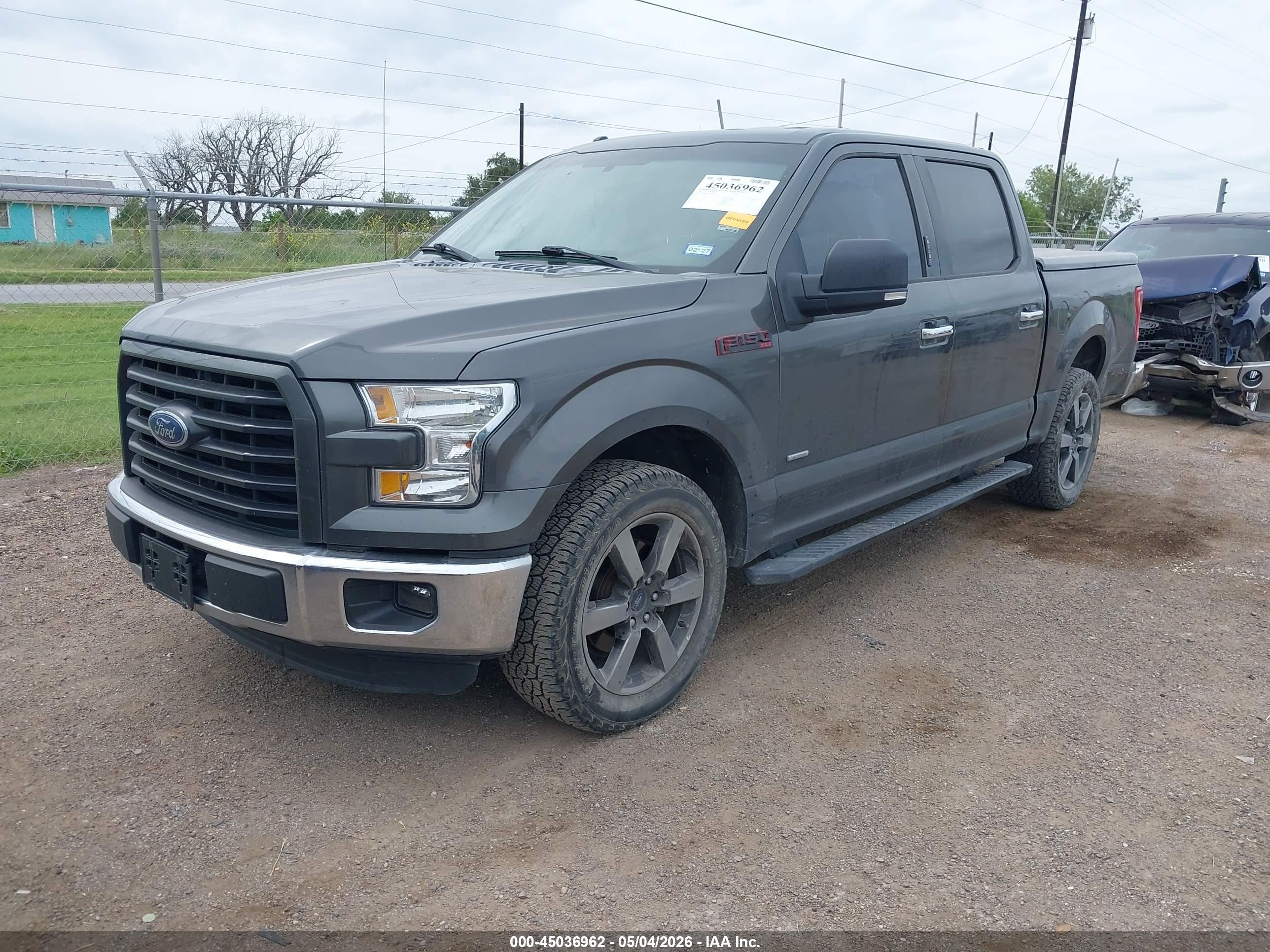 2015 Ford F-150 Xlt Gray vin: 1FTEW1CG7FFC92707