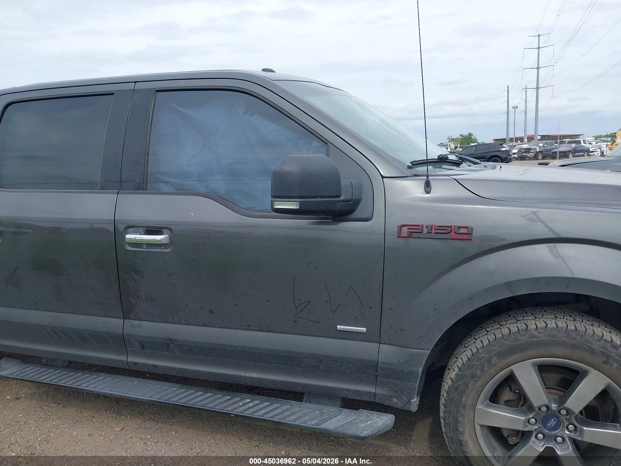 2015 Ford F-150 Xlt Gray vin: 1FTEW1CG7FFC92707