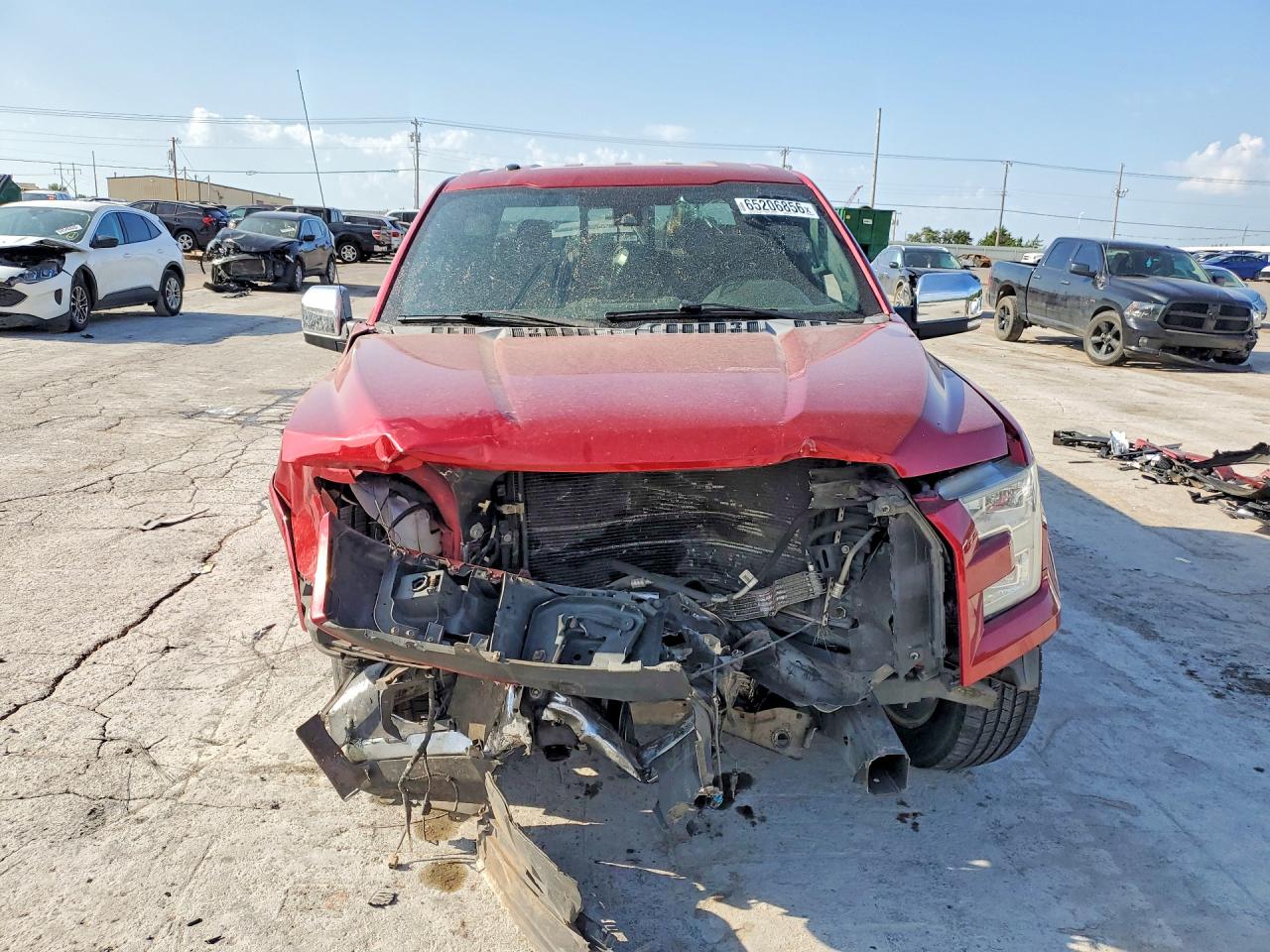 2015 Ford F150 Supercrew Red vin: 1FTEW1CG7FFC92951