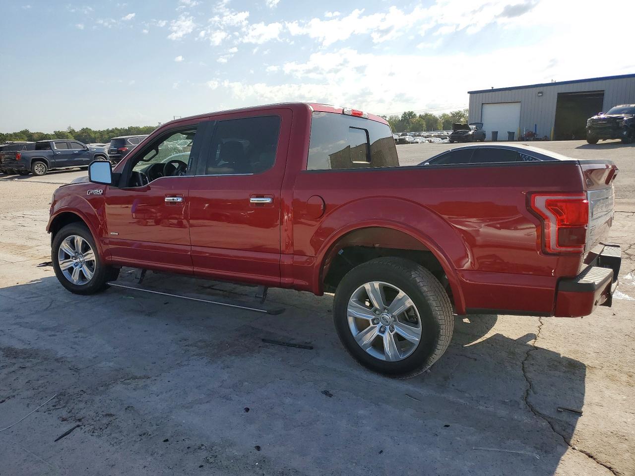 2015 Ford F150 Supercrew Red vin: 1FTEW1CG7FFC92951