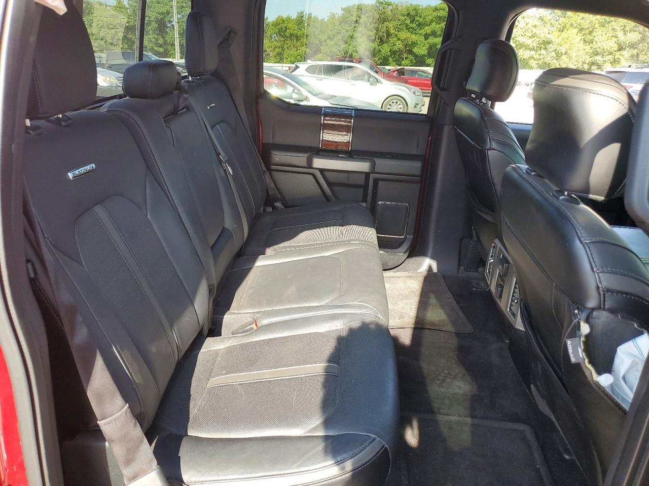2015 Ford F150 Supercrew Red vin: 1FTEW1CG7FFC92951