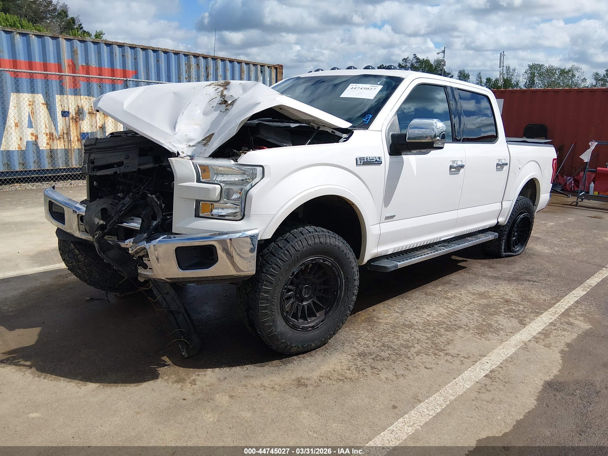 2015 Ford F-150 Lariat Black vin: 1FTEW1CG7FKF16050