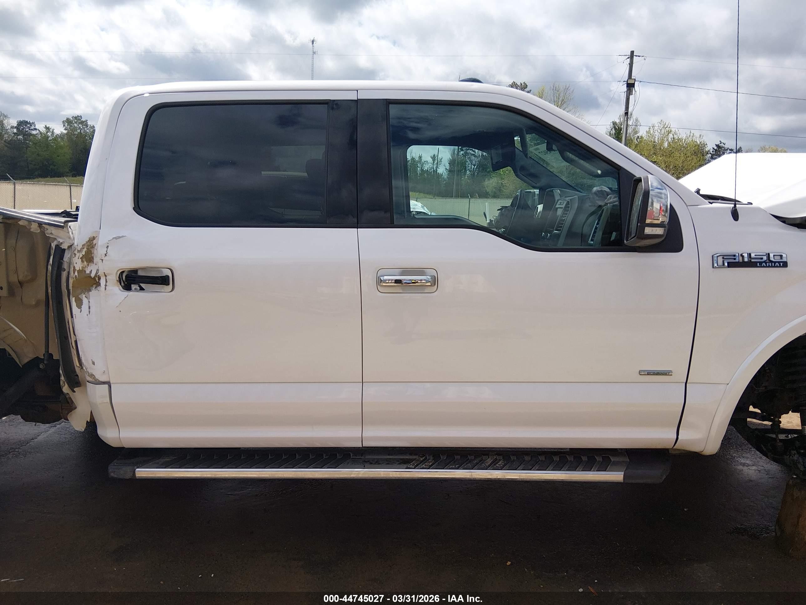 2015 Ford F-150 Lariat Black vin: 1FTEW1CG7FKF16050