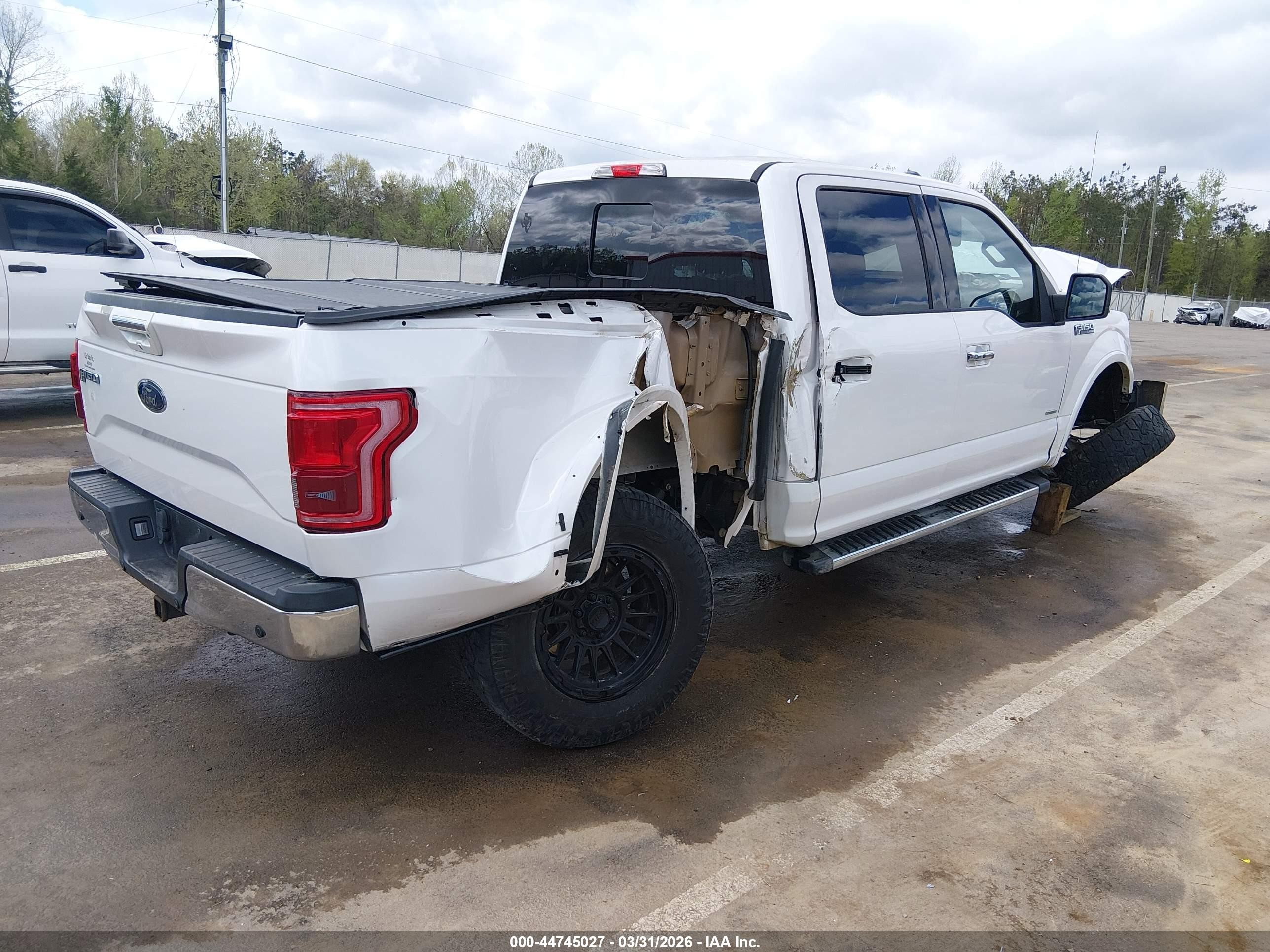 2015 Ford F-150 Lariat Black vin: 1FTEW1CG7FKF16050