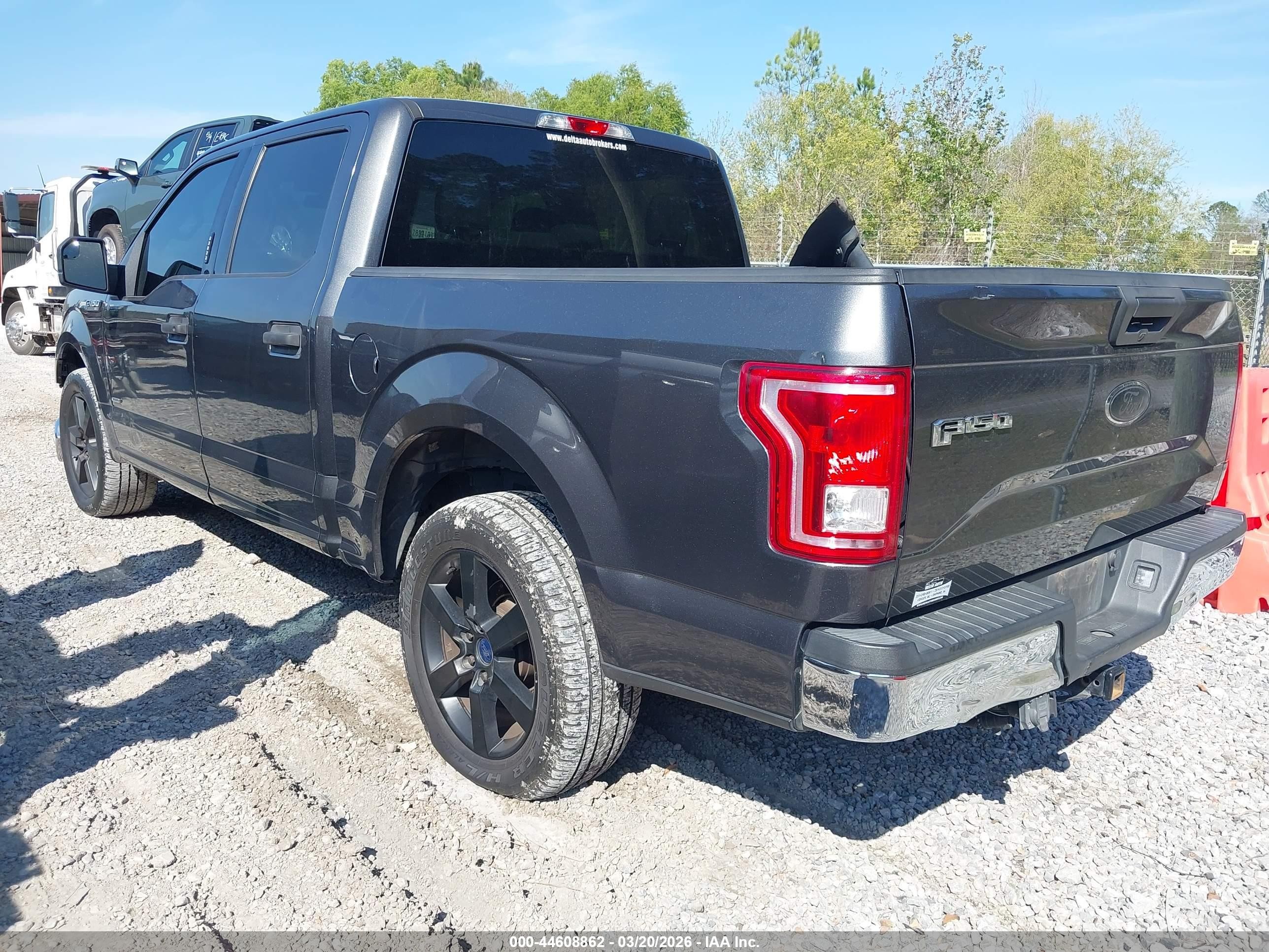 2016 Ford F-150 Xlt Gray vin: 1FTEW1CG7GFA23608