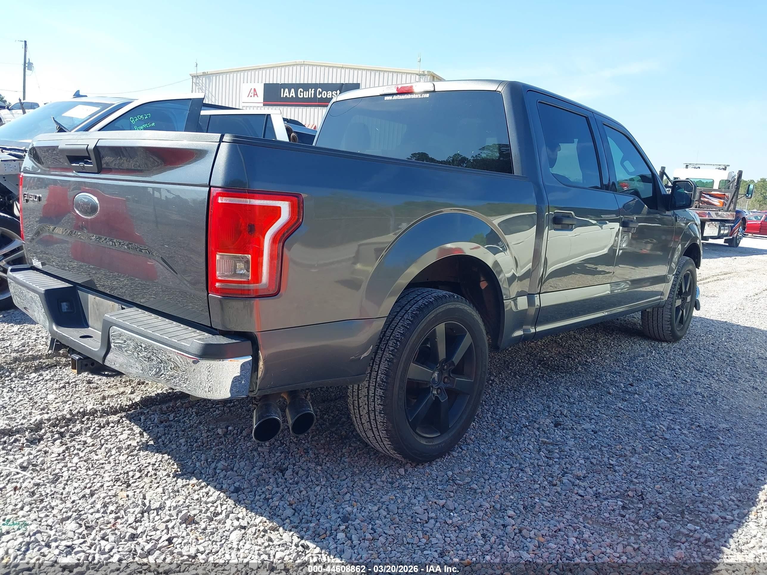 2016 Ford F-150 Xlt Gray vin: 1FTEW1CG7GFA23608