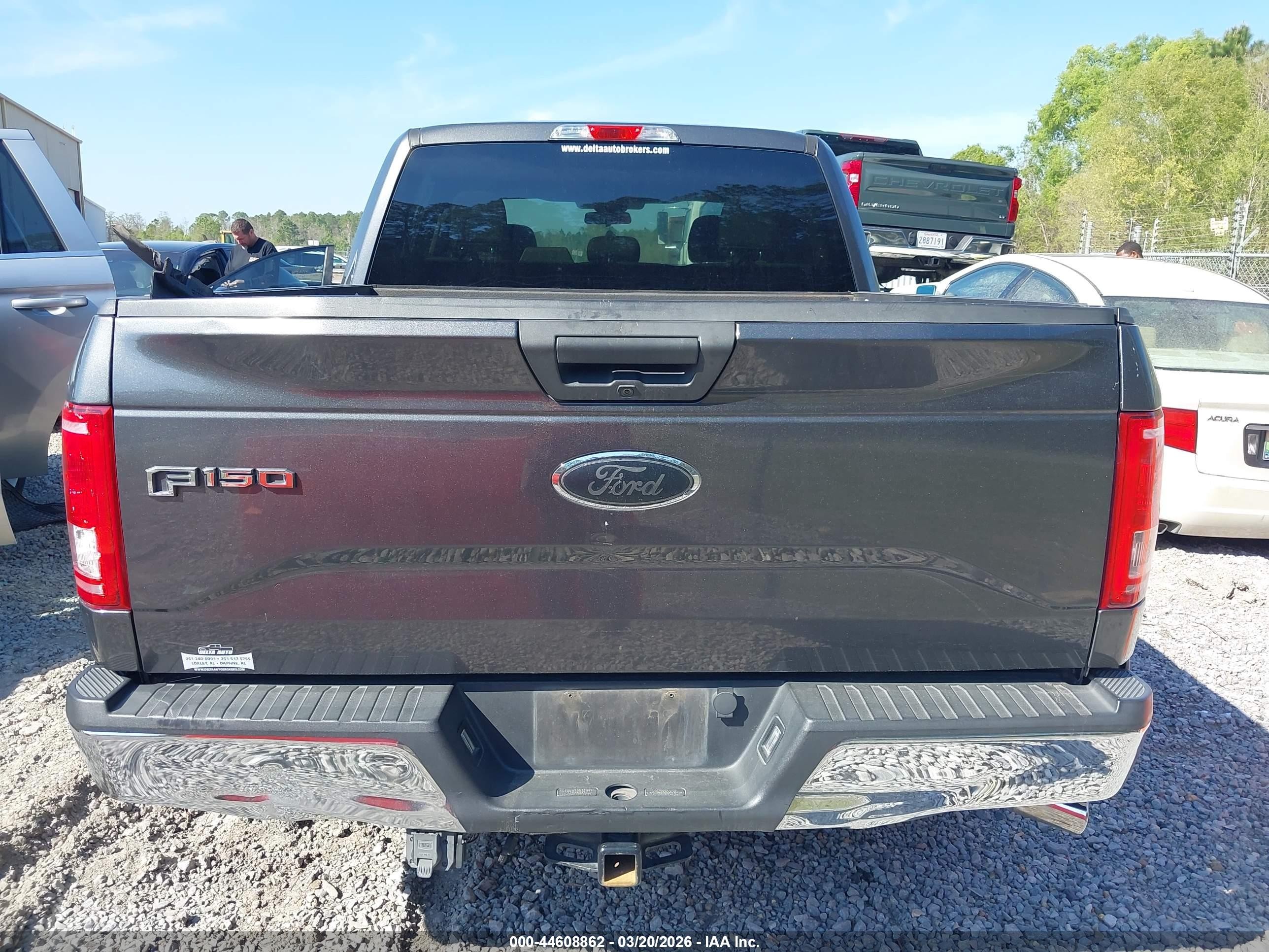 2016 Ford F-150 Xlt Gray vin: 1FTEW1CG7GFA23608