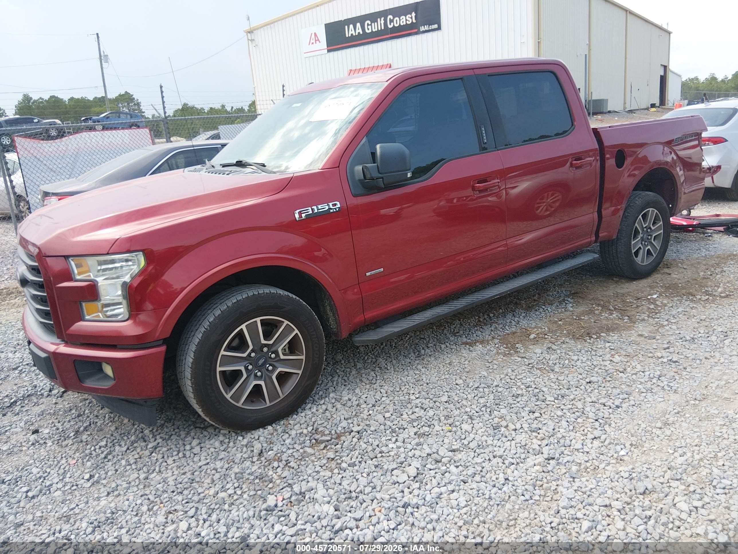 2017 Ford F-150 King Ranch/lariat/limited/platinum/xl/xlt Maroon vin: 1FTEW1CG7HFA41270