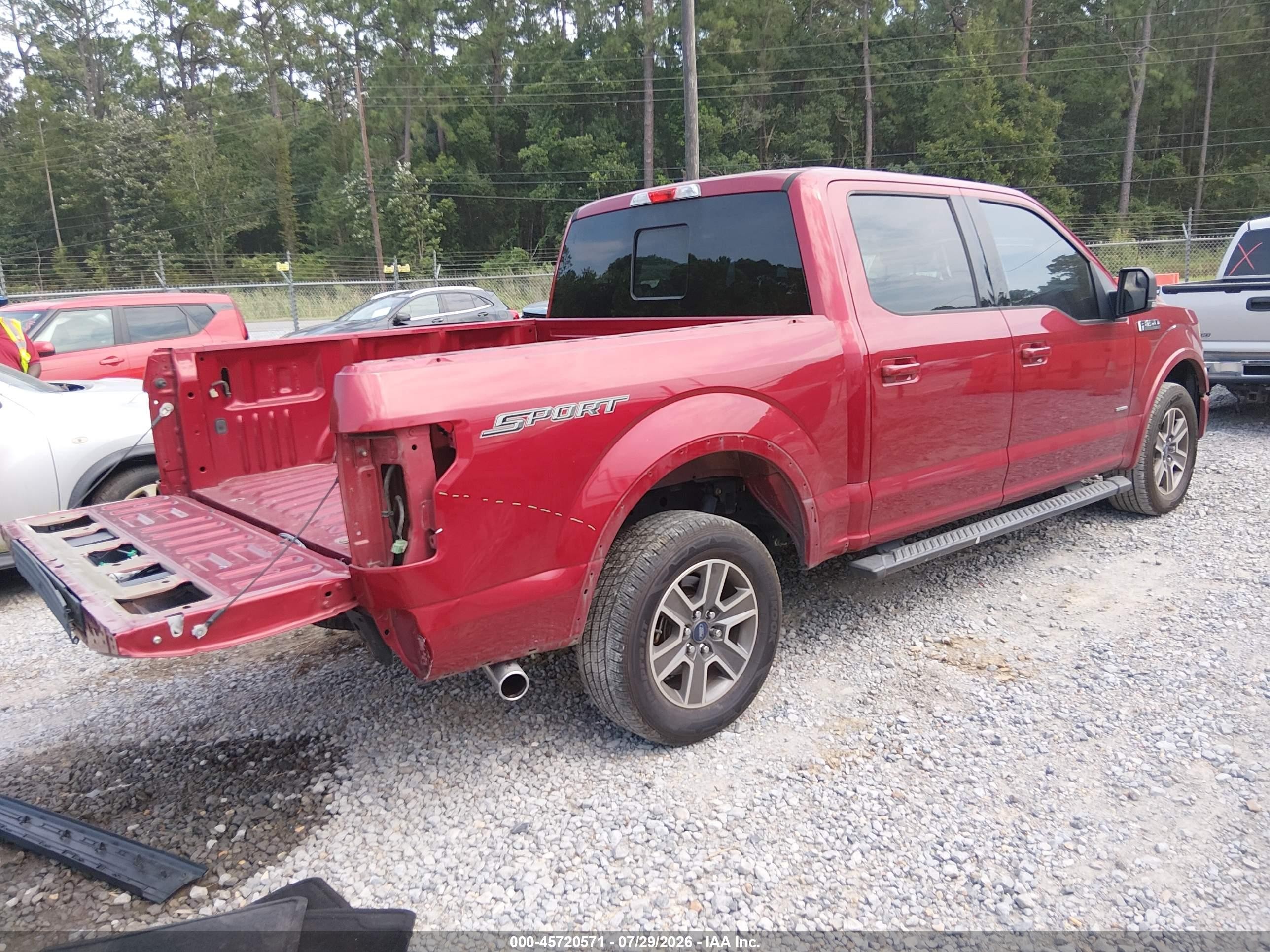 2017 Ford F-150 King Ranch/lariat/limited/platinum/xl/xlt Maroon vin: 1FTEW1CG7HFA41270